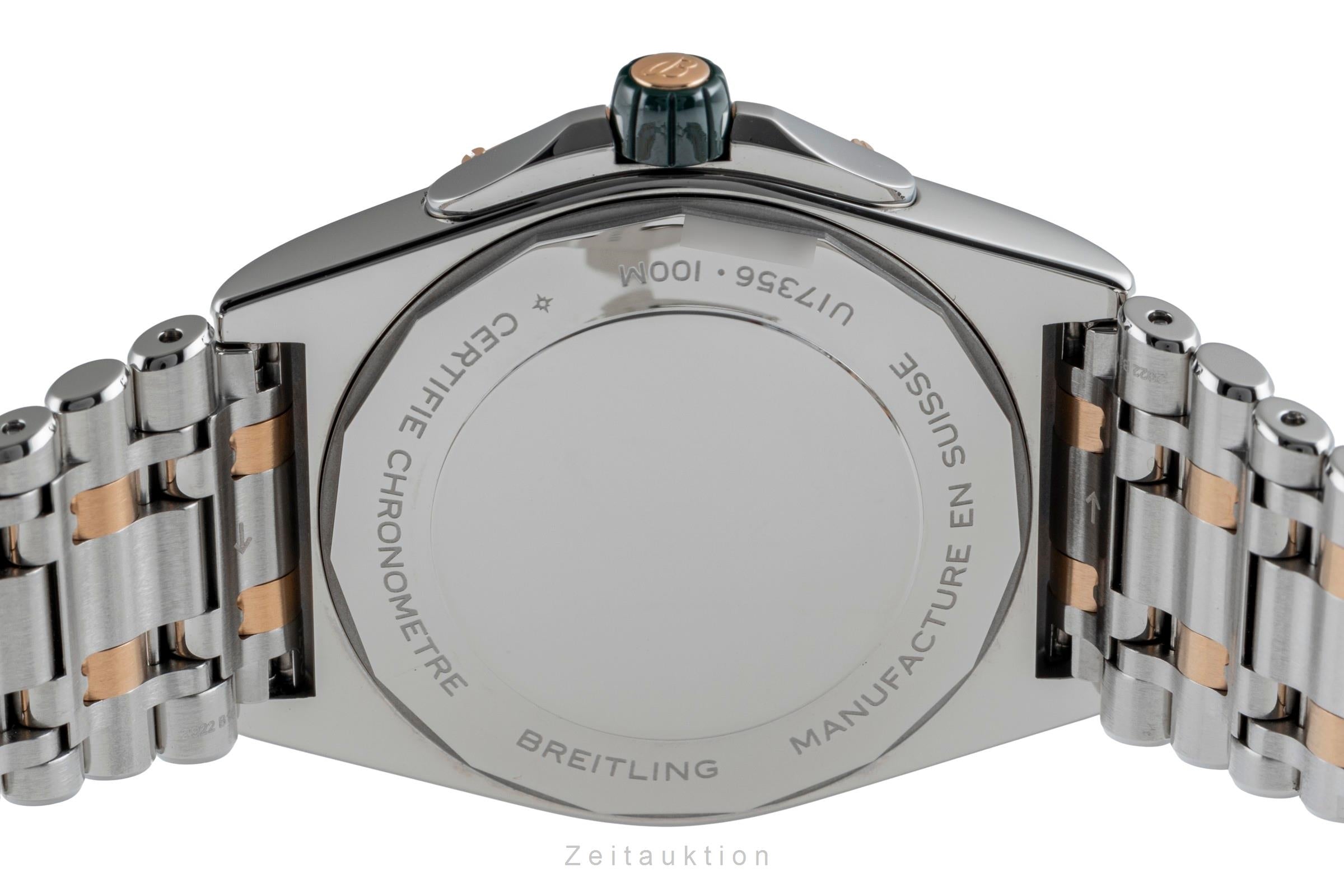 Breitling Super Chronomat Automatic 38 Stahl Rotgold Diamonds Ref. U17356531L1U1 [2505428]