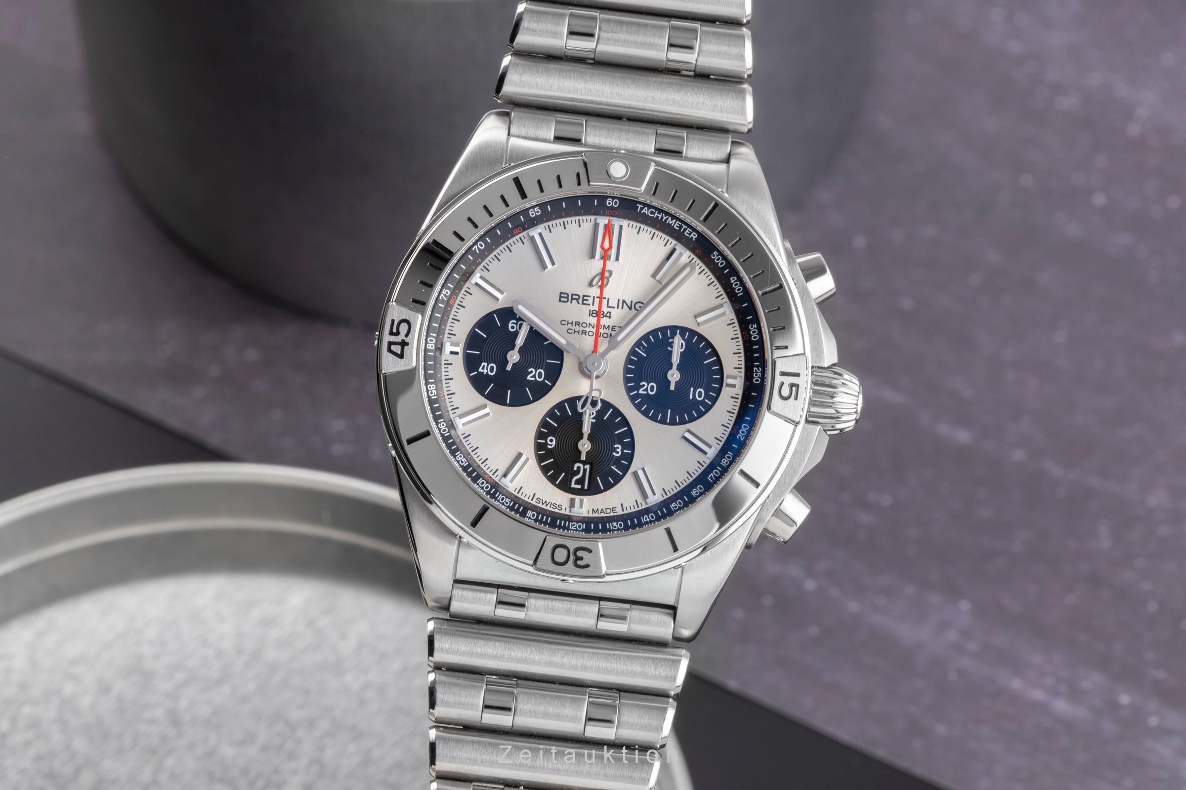 Breitling Chronomat chronograph steel automatic men's watch AB0134 LP: 9200EUR  [2505434]