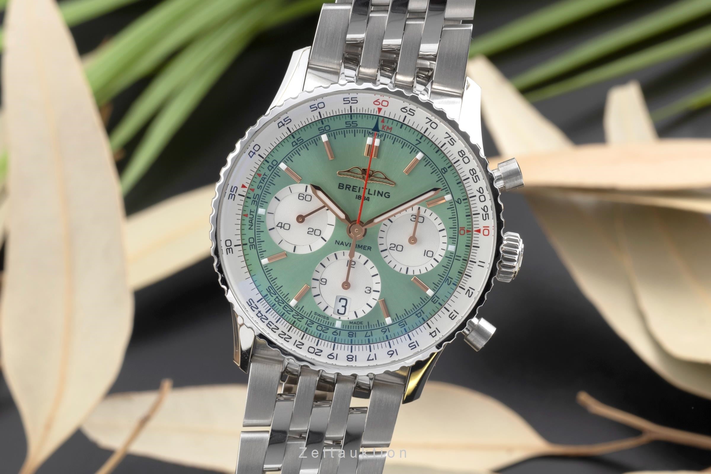 Breitling Navitimer 01 chronograph steel automatic men's watch AB0139211L1A1 LP: 9650EUR  [2505435]