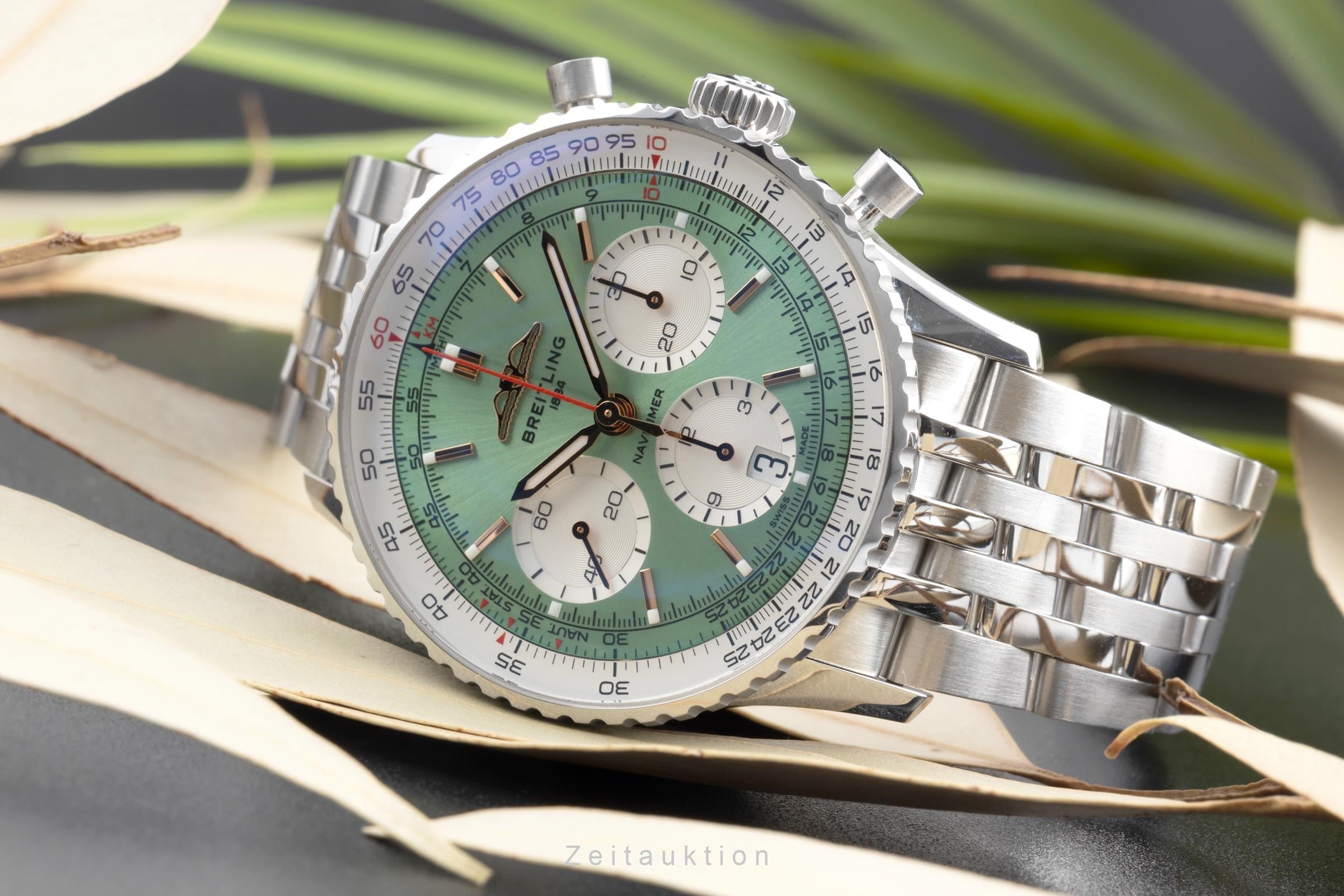 Breitling Navitimer 01 chronographe acier automatique montre pour hommes AB0139211L1A1 LP: 9650EUR  [2505435]