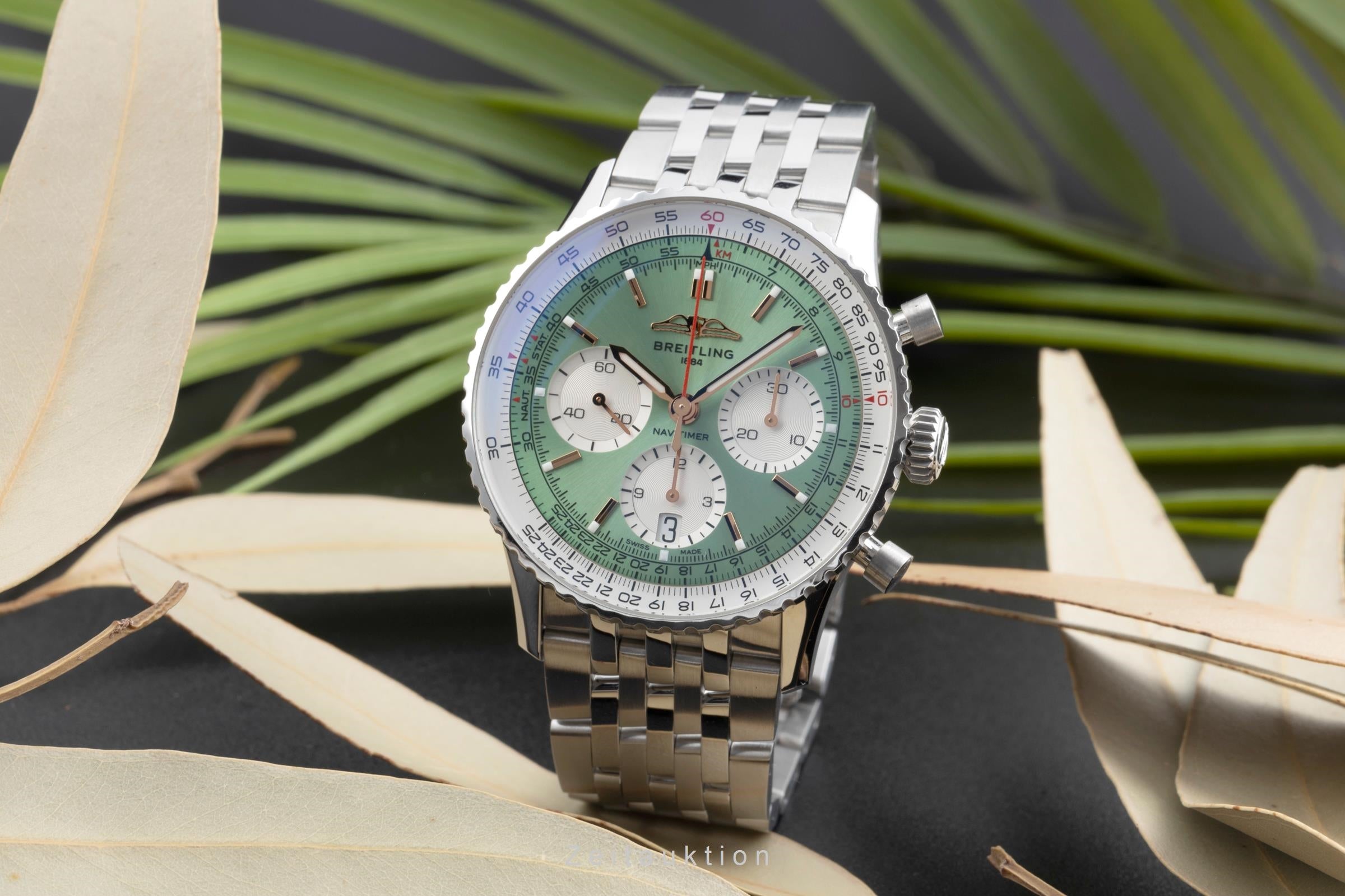 Breitling Navitimer 01 chronographe acier automatique montre pour hommes AB0139211L1A1 LP: 9650EUR  [2505435]