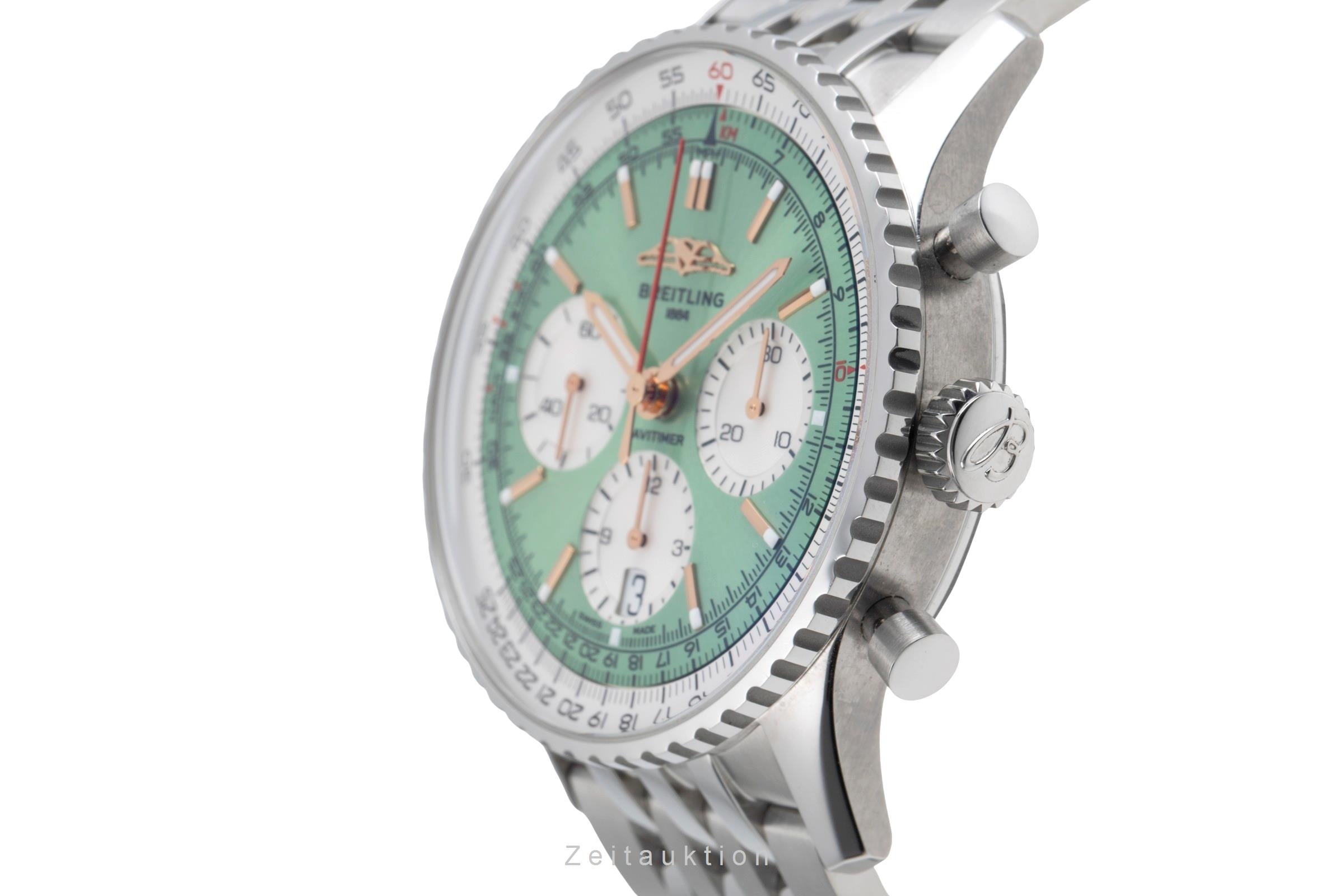 Breitling Navitimer 01 chronographe acier automatique montre pour hommes AB0139211L1A1 LP: 9650EUR  [2505435]