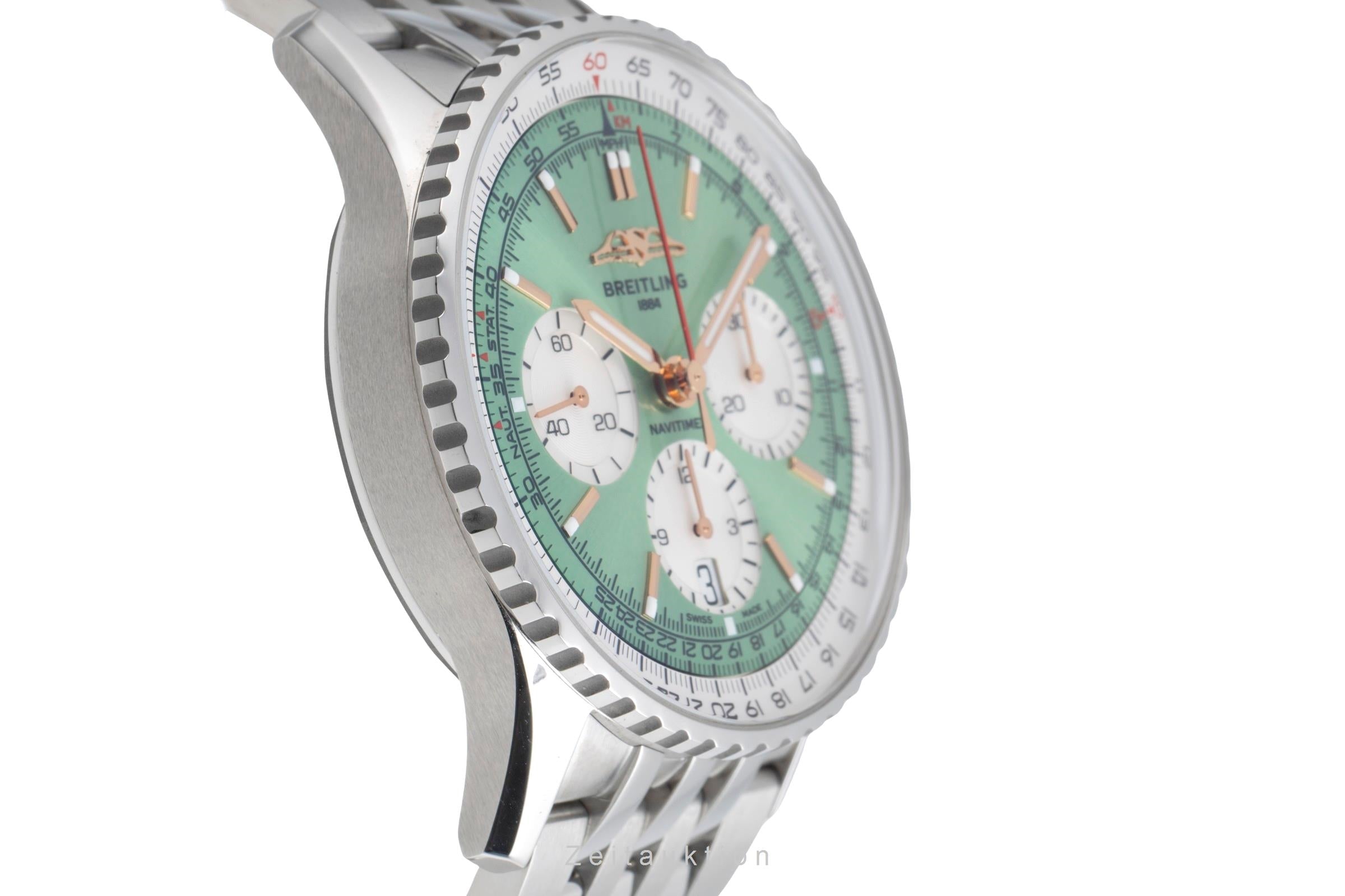 Breitling Navitimer 01 chronographe acier automatique montre pour hommes AB0139211L1A1 LP: 9650EUR  [2505435]