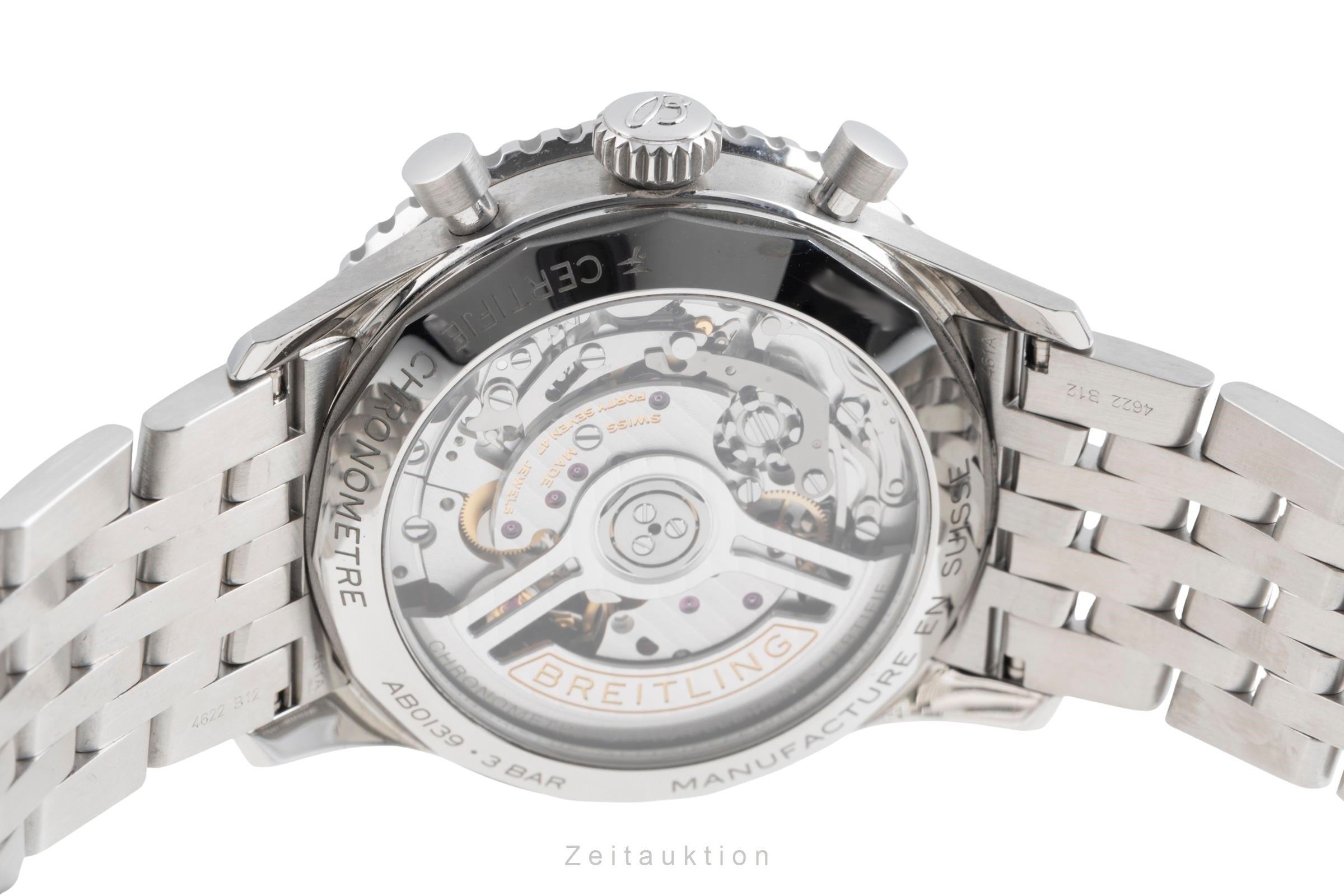 Breitling Navitimer 01 chronographe acier automatique montre pour hommes AB0139211L1A1 LP: 9650EUR  [2505435]