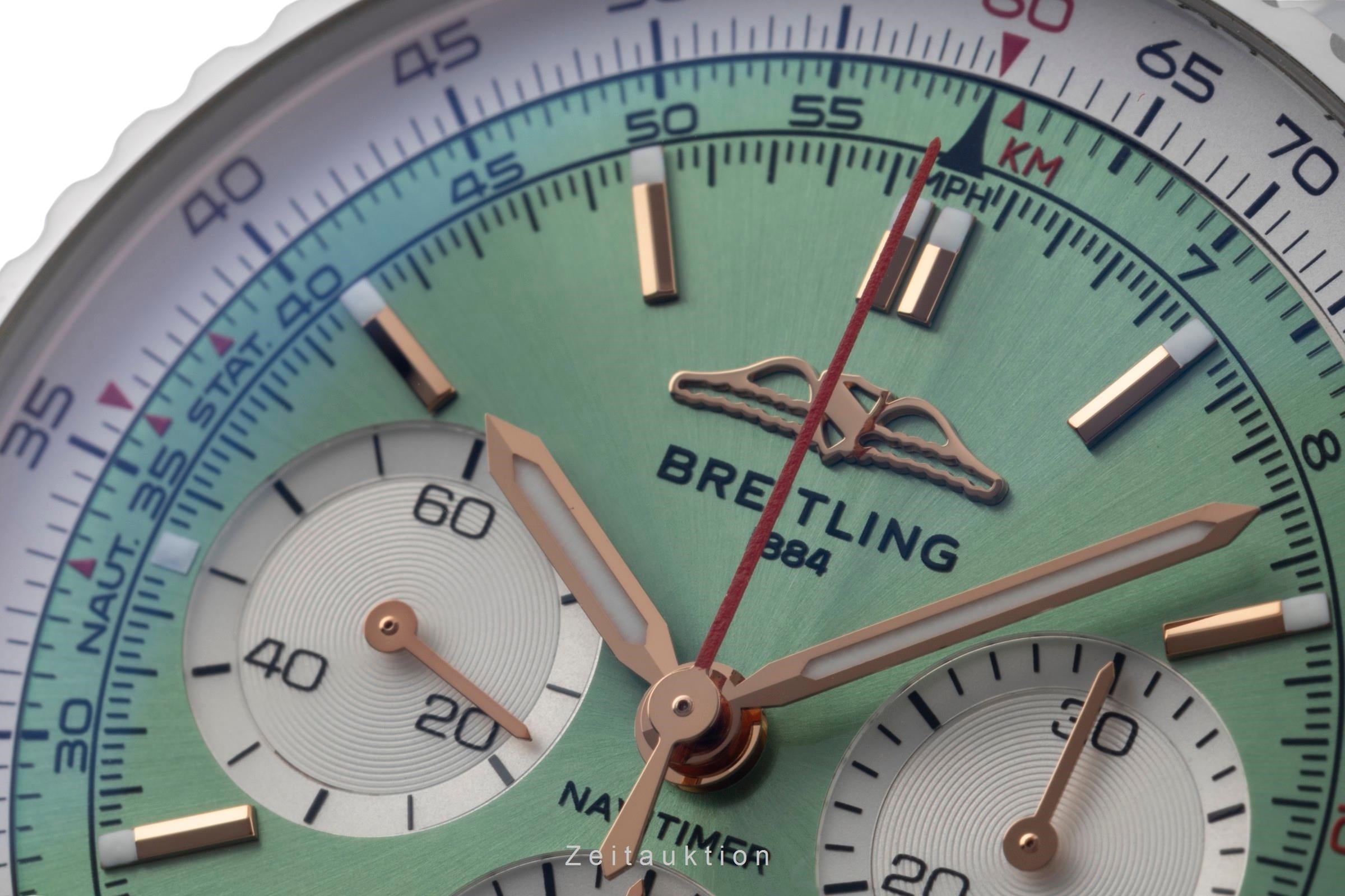 Breitling Navitimer 01 chronographe acier automatique montre pour hommes AB0139211L1A1 LP: 9650EUR  [2505435]