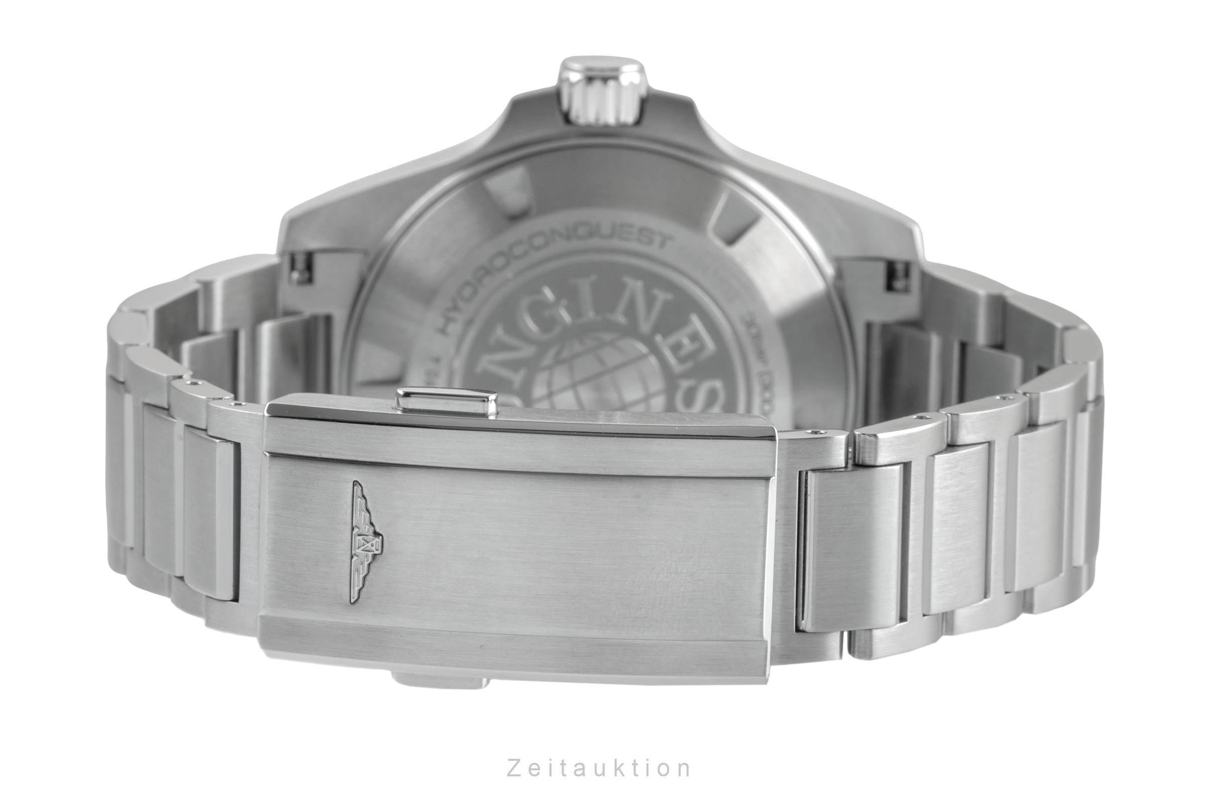 Longines Hydro Conquest steel automatic men's watch L3.790.4.96.6 LP: 3250EUR  [2505436]