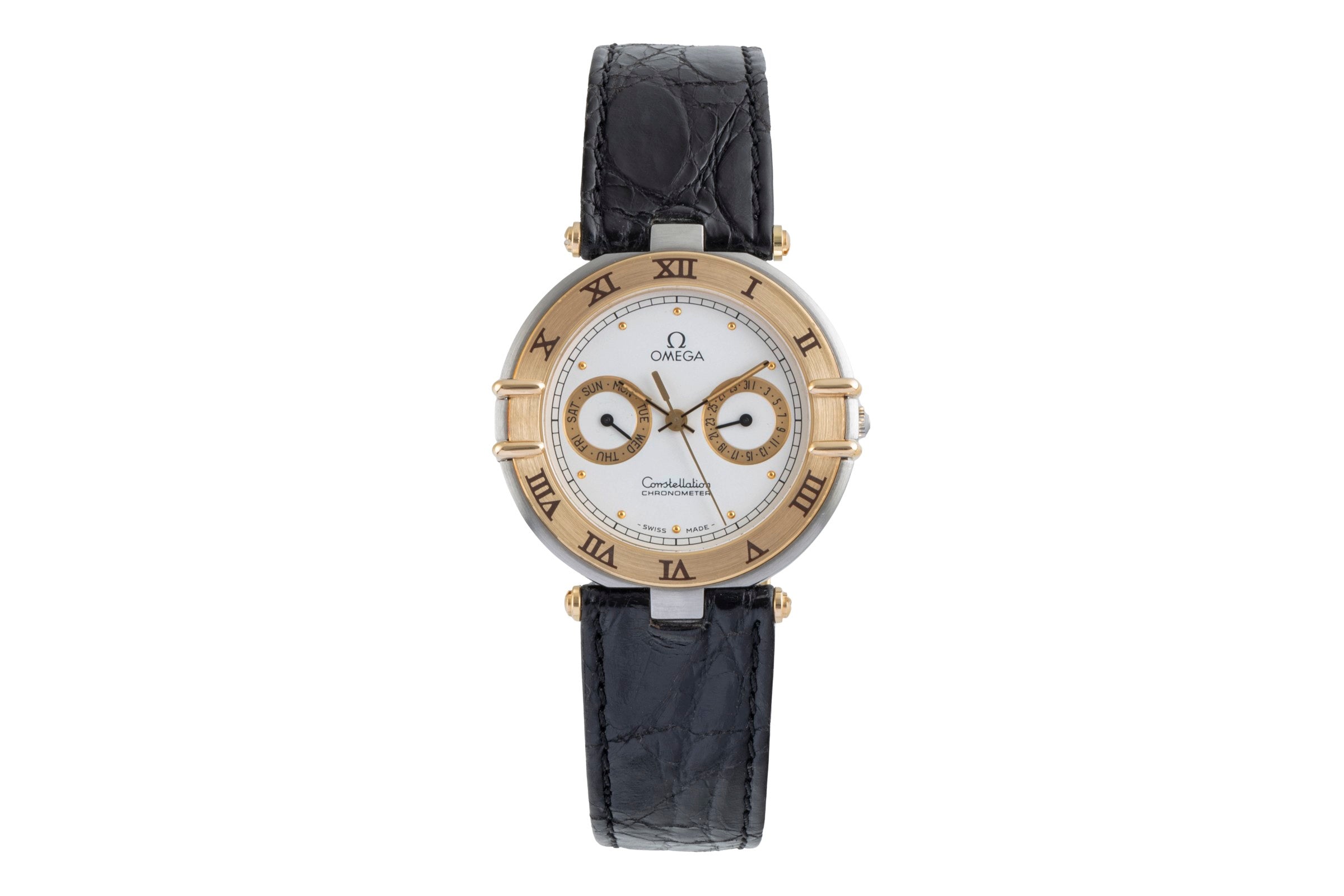 Omega Constellation steel / gold quartz unisex 198.0145 Vintage  [2505440]