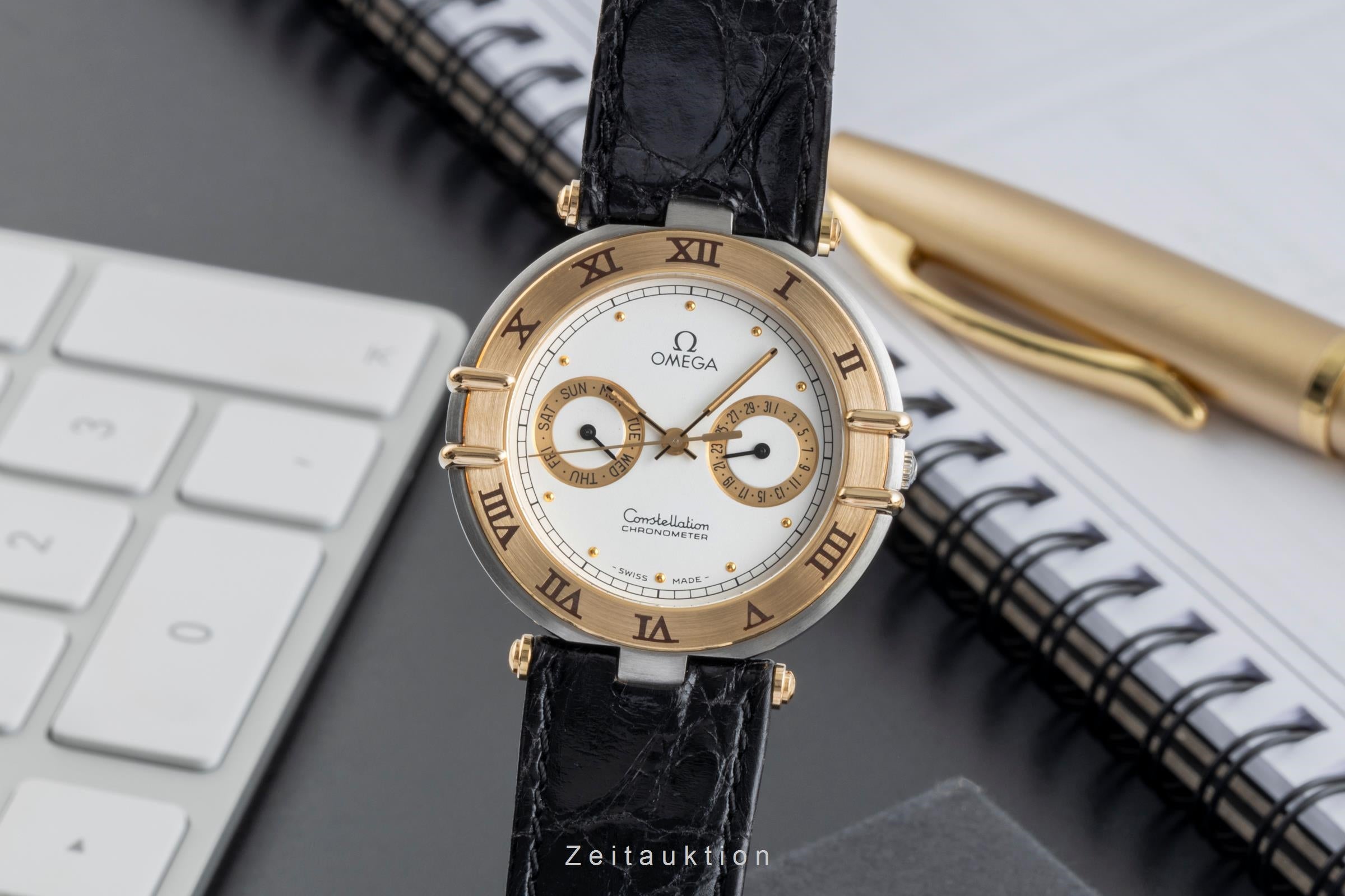 Omega Constellation steel / gold quartz unisex 198.0145 Vintage  [2505440]
