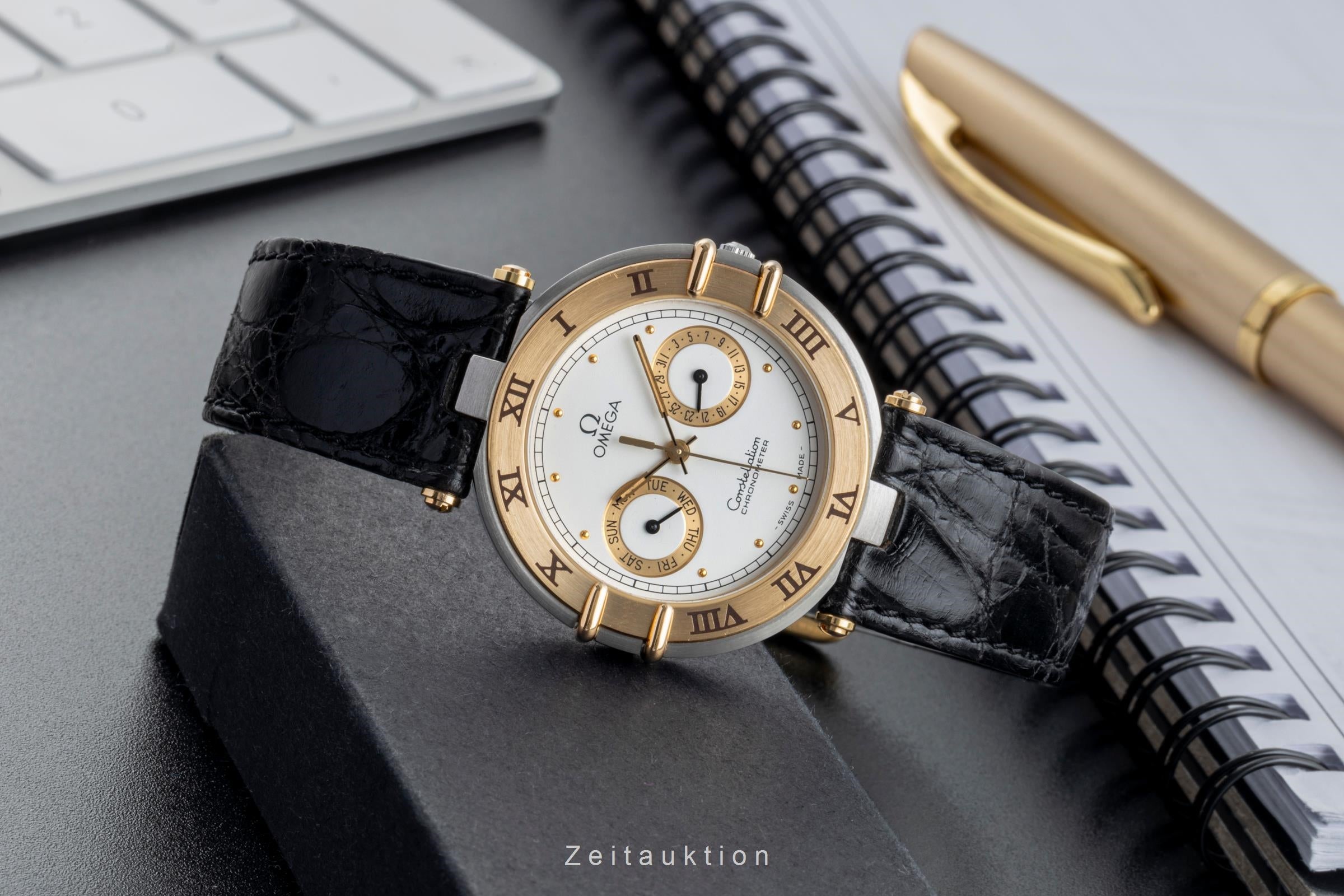 Omega Constellation steel / gold quartz unisex 198.0145 Vintage  [2505440]