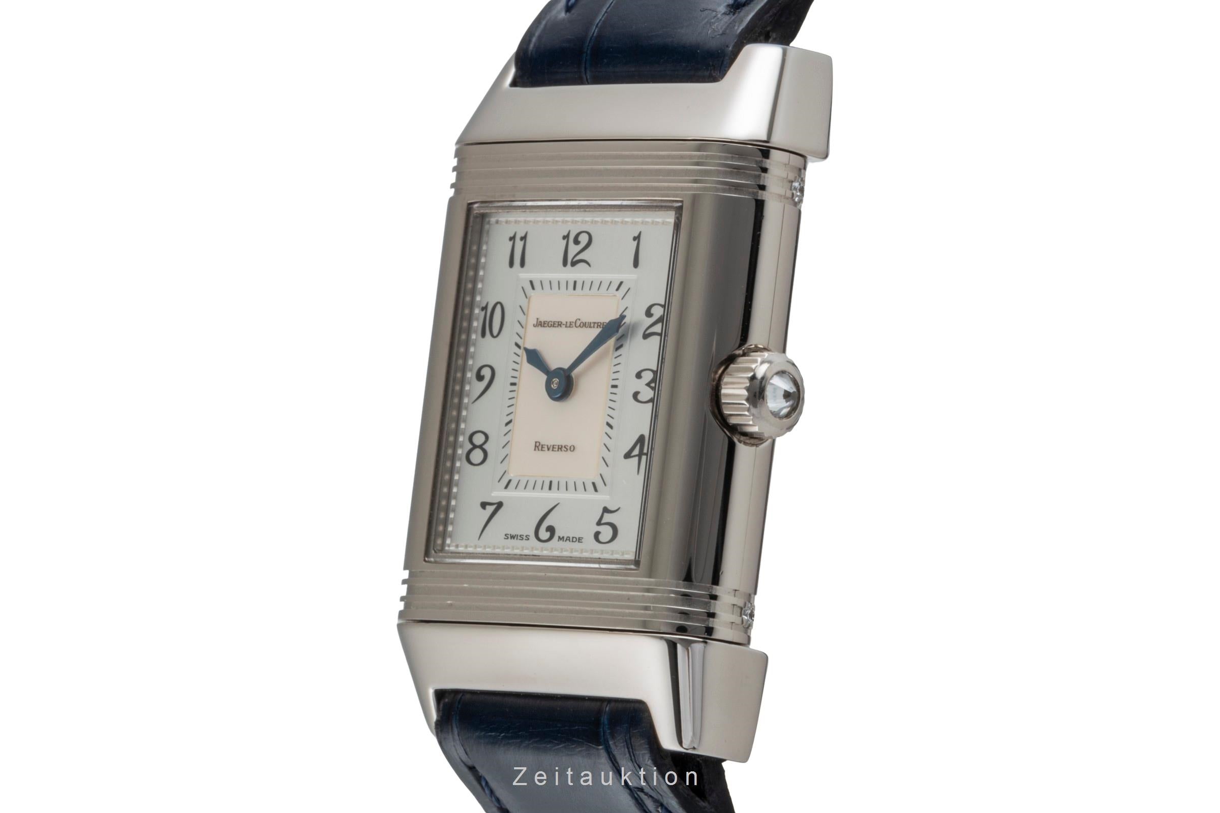 Jaeger LeCoultre Reverso or blanc 18 ct à remontage manuel montre pour femmes Q2663420, 266.3.44  [2505442]