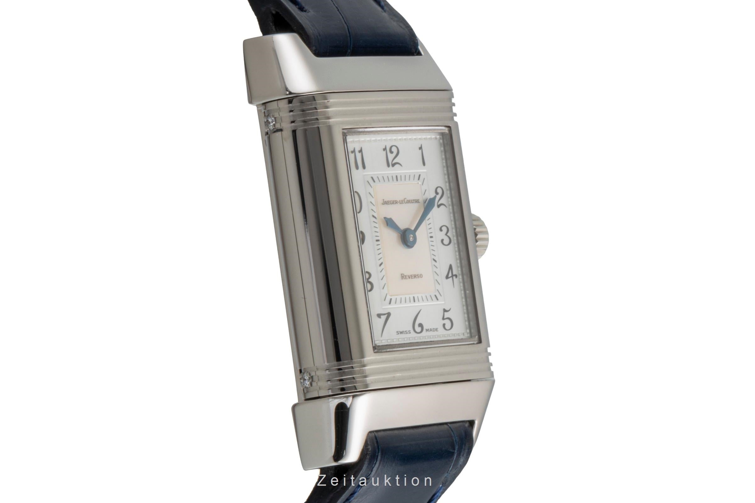Jaeger LeCoultre Reverso or blanc 18 ct à remontage manuel montre pour femmes Q2663420, 266.3.44  [2505442]