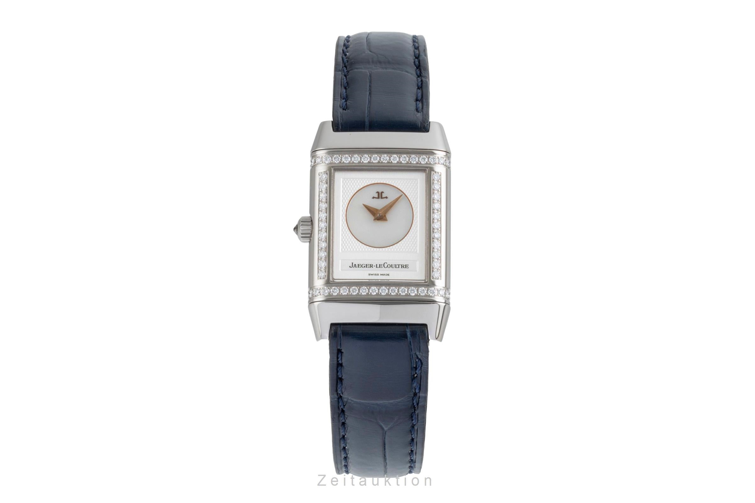 Jaeger LeCoultre Reverso or blanc 18 ct à remontage manuel montre pour femmes Q2663420, 266.3.44  [2505442]