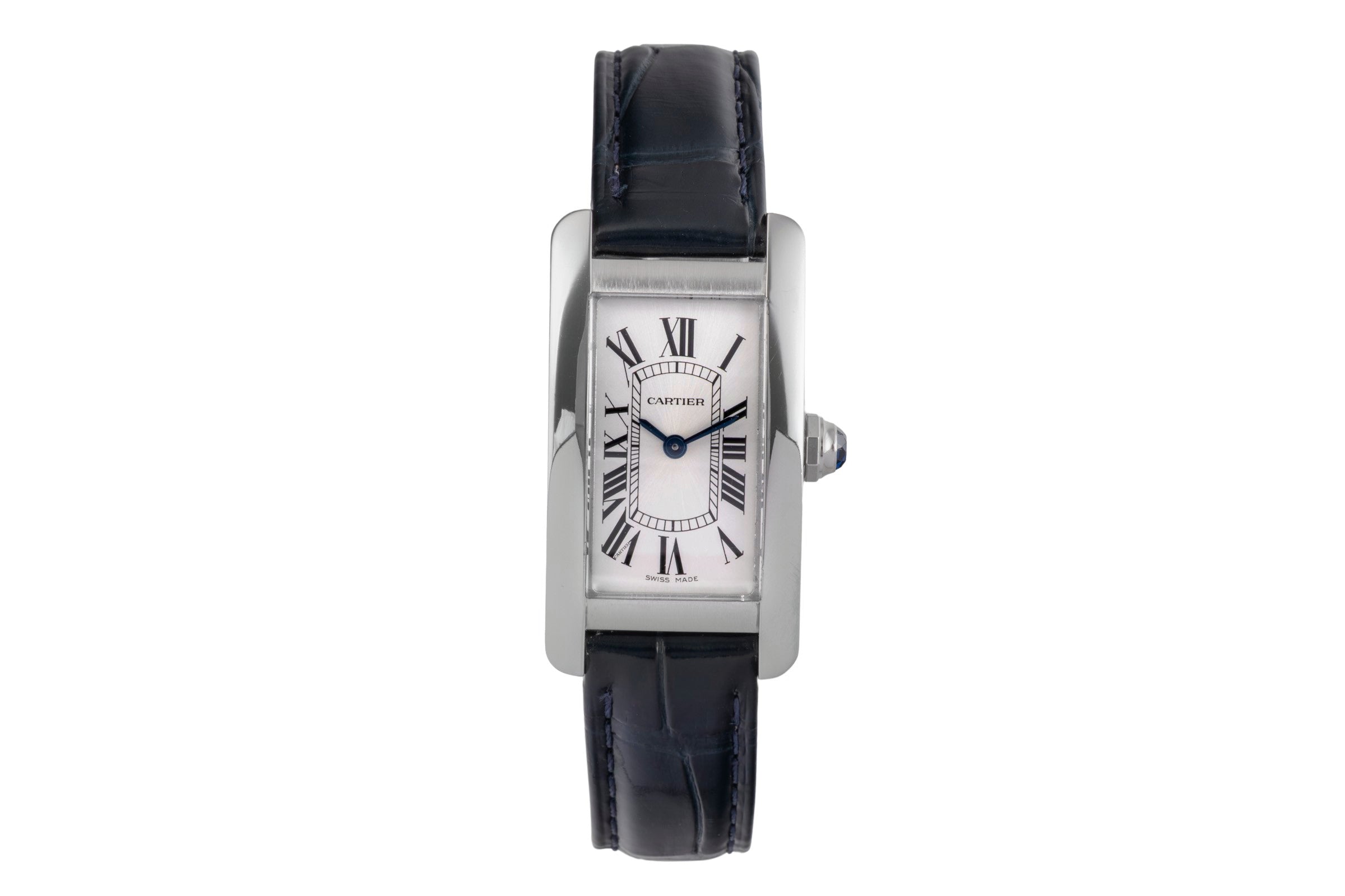 Cartier Tank Américaine acier quartz montre pour femmes WSTA0043 LP: 4300EUR  [2505445]