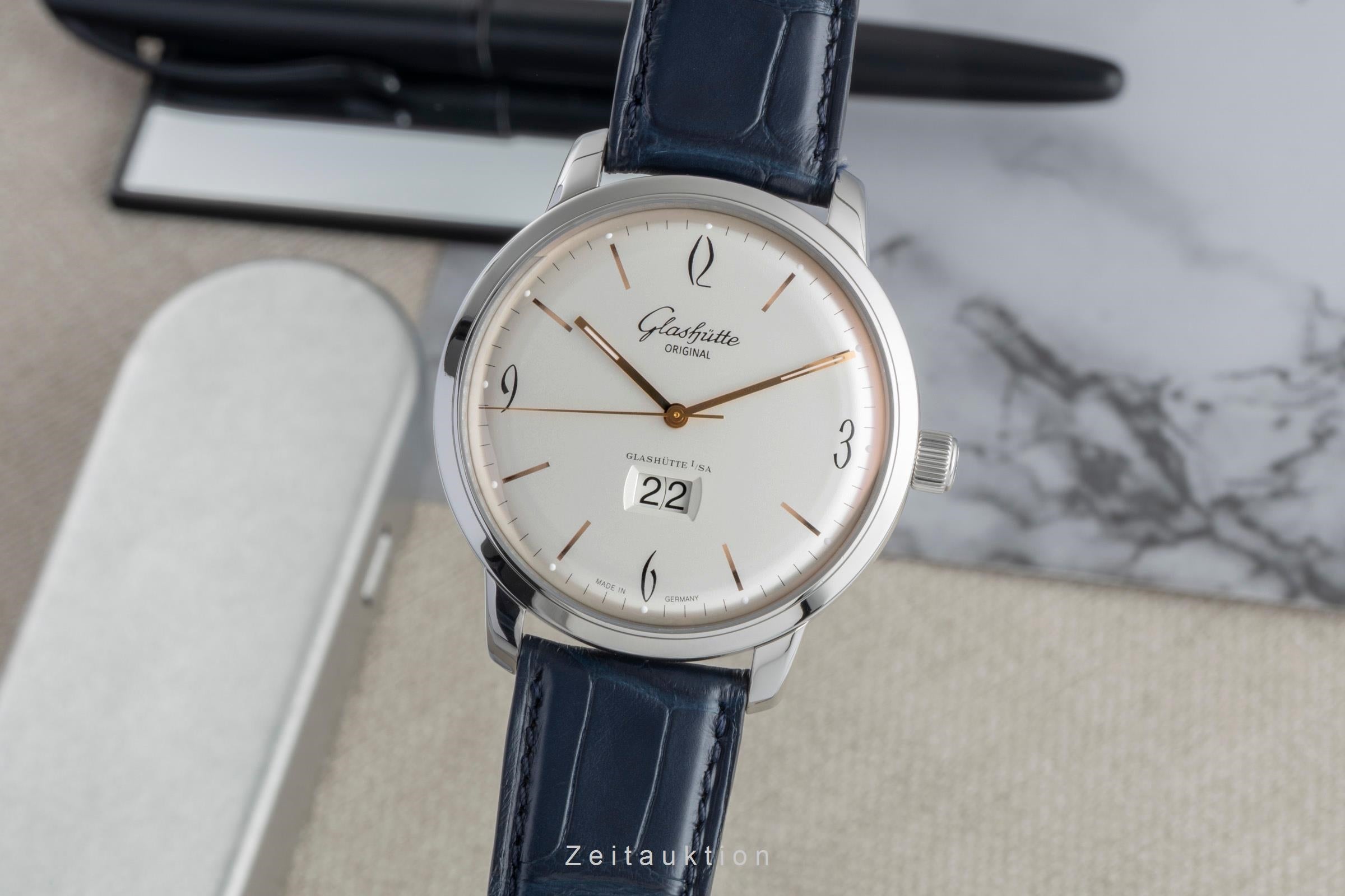 Glashütte Senator Sixties Panorama Date Ref. 2-39-47-01-02-04 NP: 8800,- € [2505448]