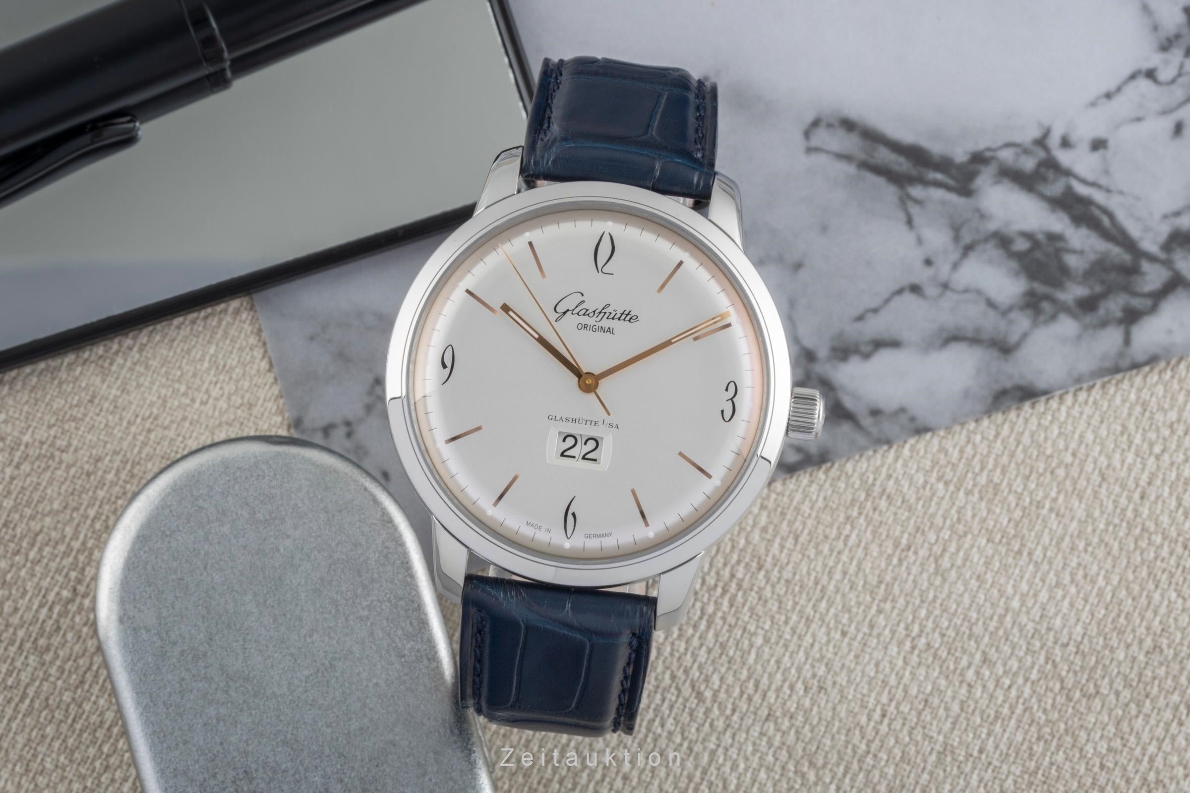 Glashütte Senator Sixties Panorama Date Ref. 2-39-47-01-02-04 NP: 8800,- € [2505448]