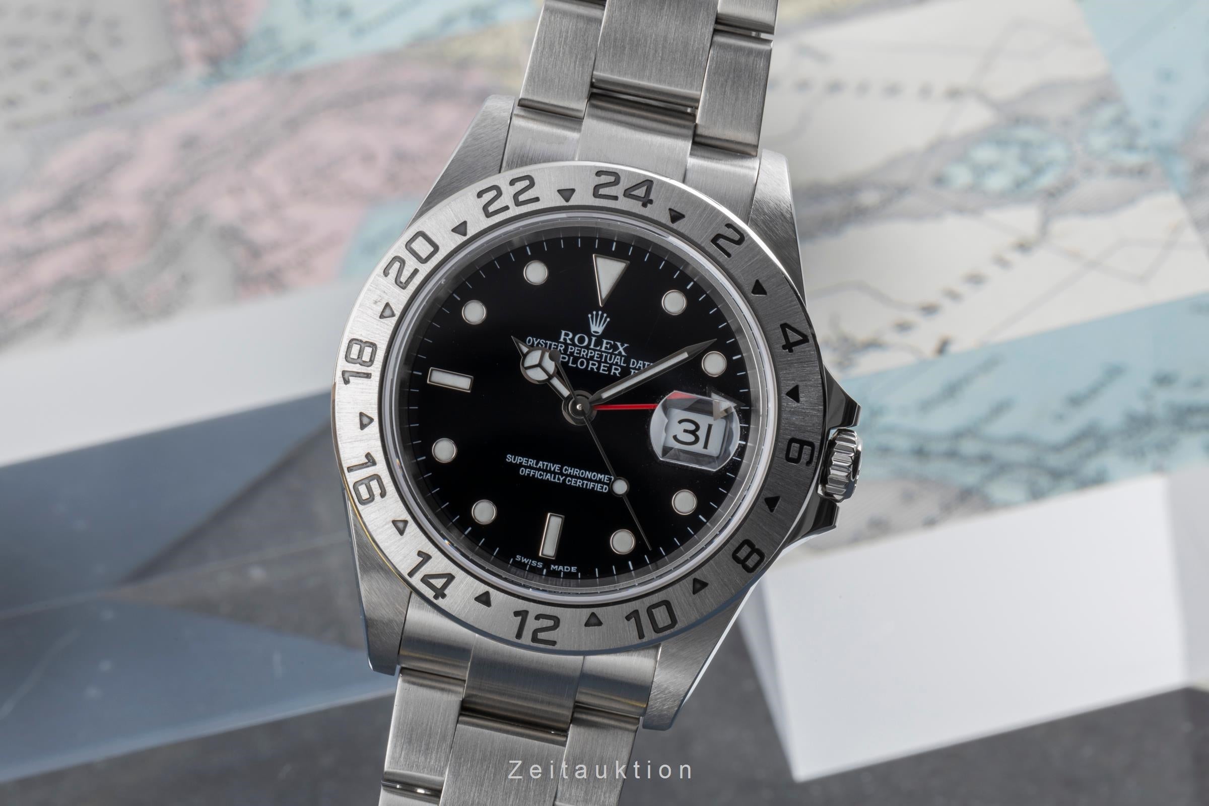 Rolex Explorer II steel automatic men's watch 16570T  [2505449]