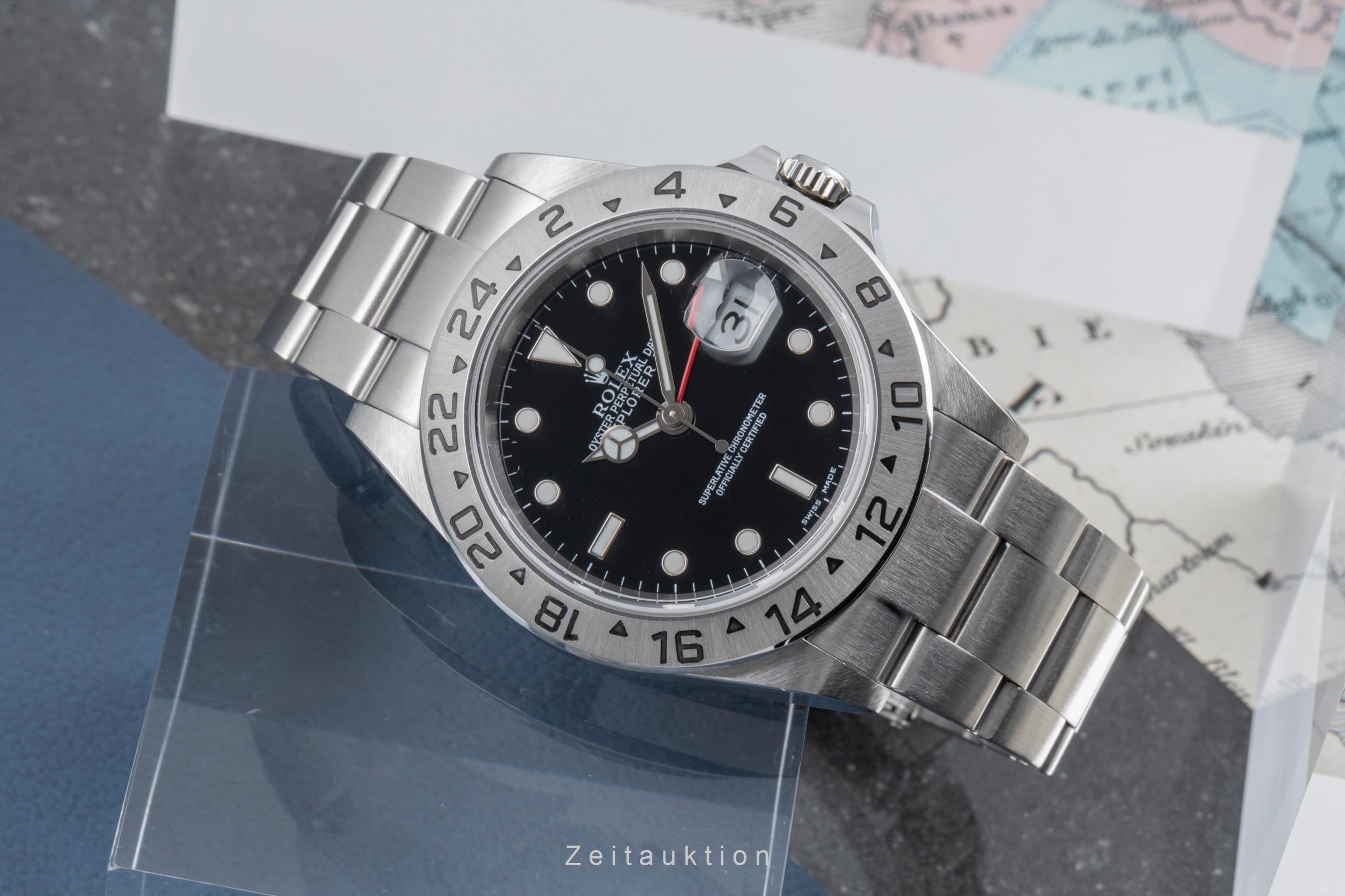 Rolex Explorer II steel automatic men's watch 16570T  [2505449]