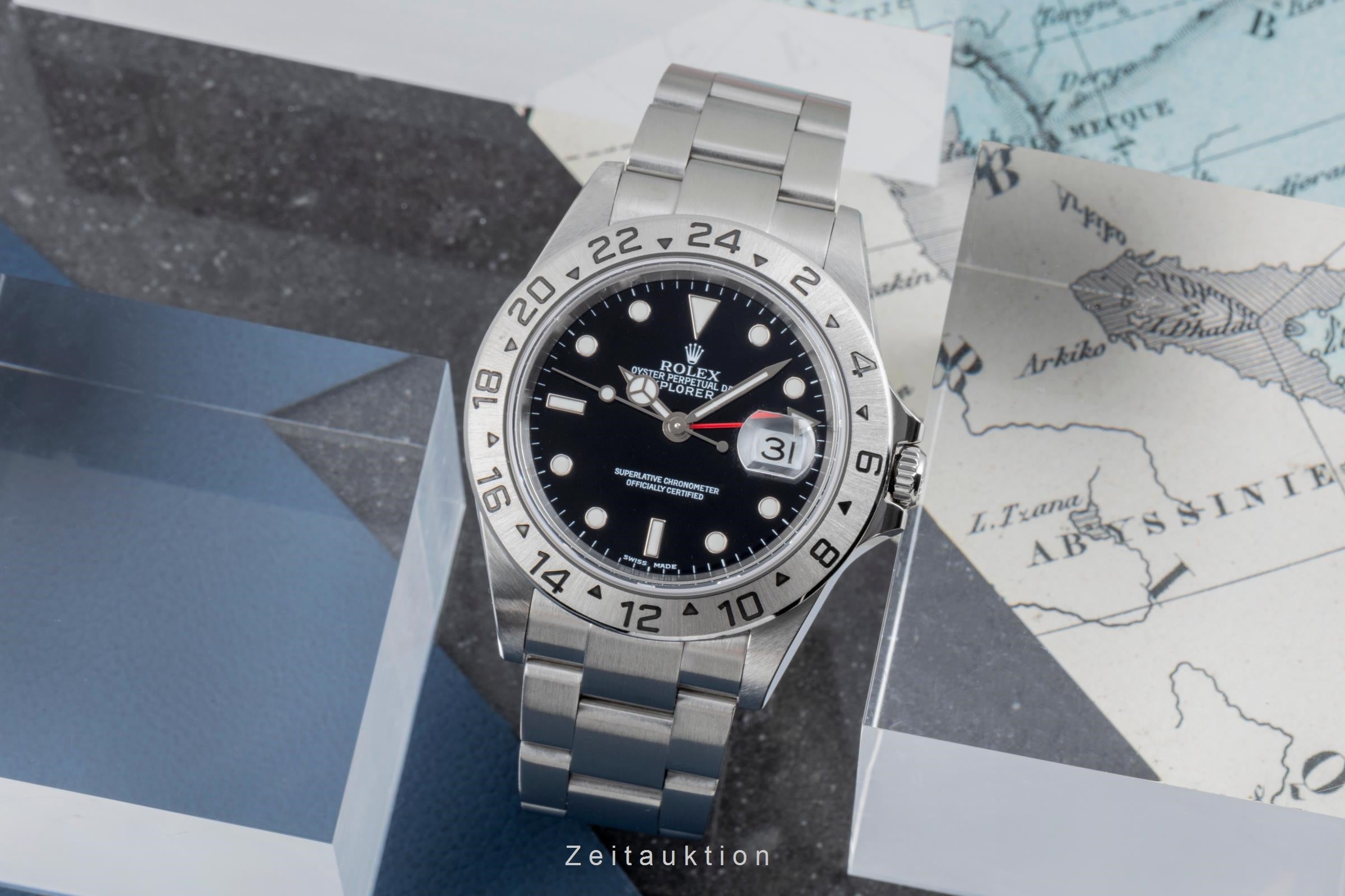 Rolex Explorer II steel automatic men's watch 16570T  [2505449]
