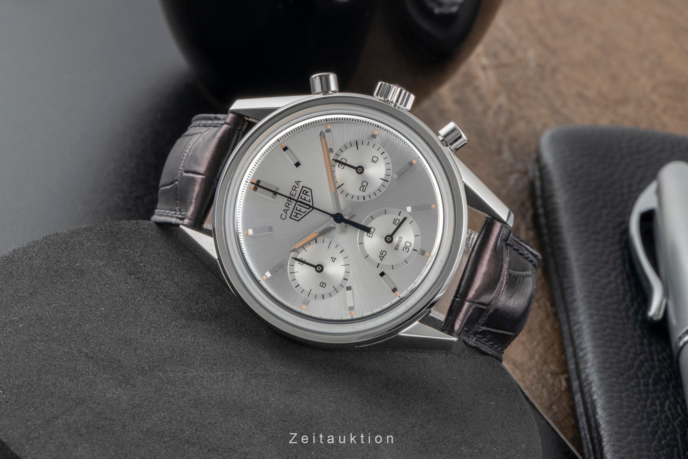 Tag Heuer Carrera chronographe acier automatique montre pour hommes CBK221B Limited  [2505451]