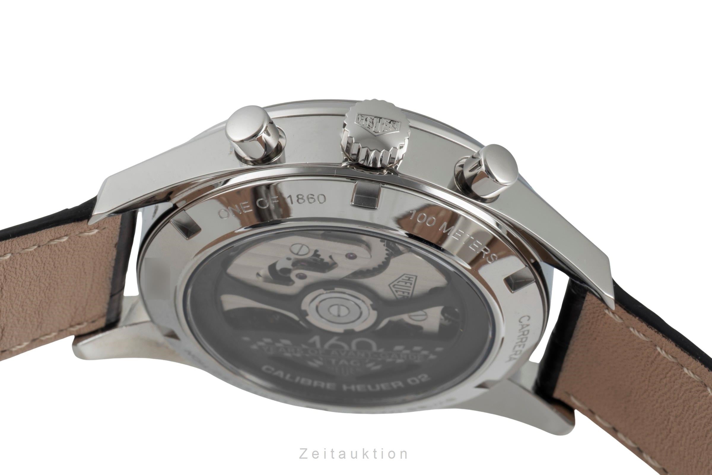 Tag Heuer Carrera chronographe acier automatique montre pour hommes CBK221B Limited  [2505451]