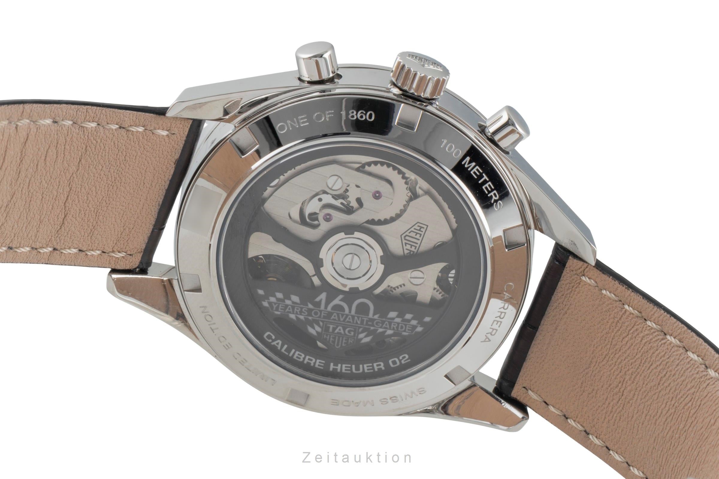 Tag Heuer Carrera chronographe acier automatique montre pour hommes CBK221B Limited  [2505451]