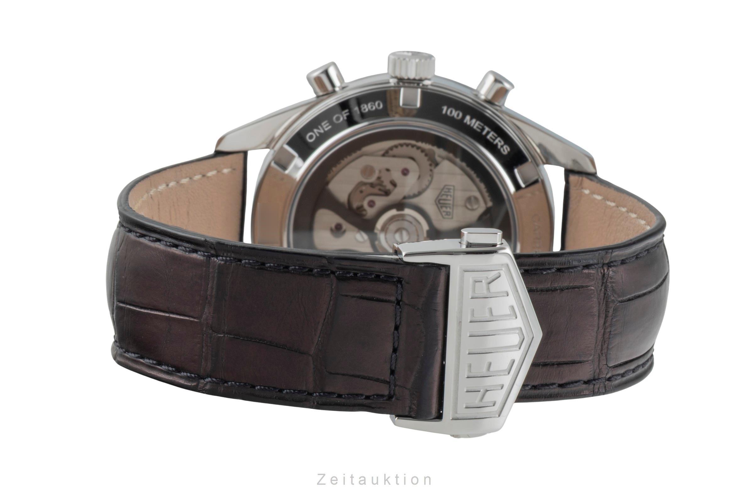 Tag Heuer Carrera chronographe acier automatique montre pour hommes CBK221B Limited  [2505451]