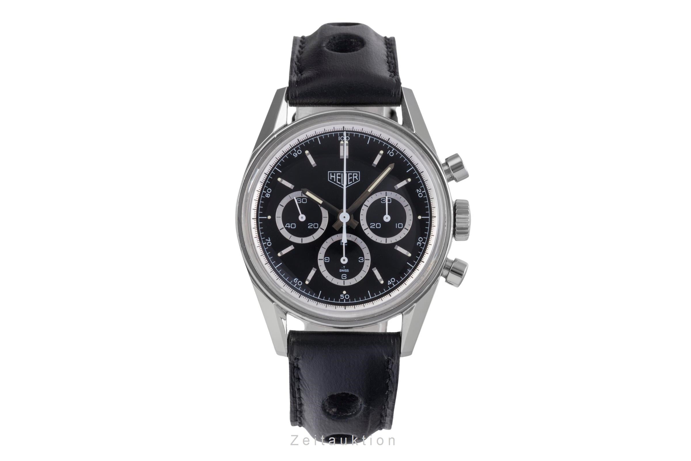 Tag Heuer Carrera chronograph steel manual winding CS3113