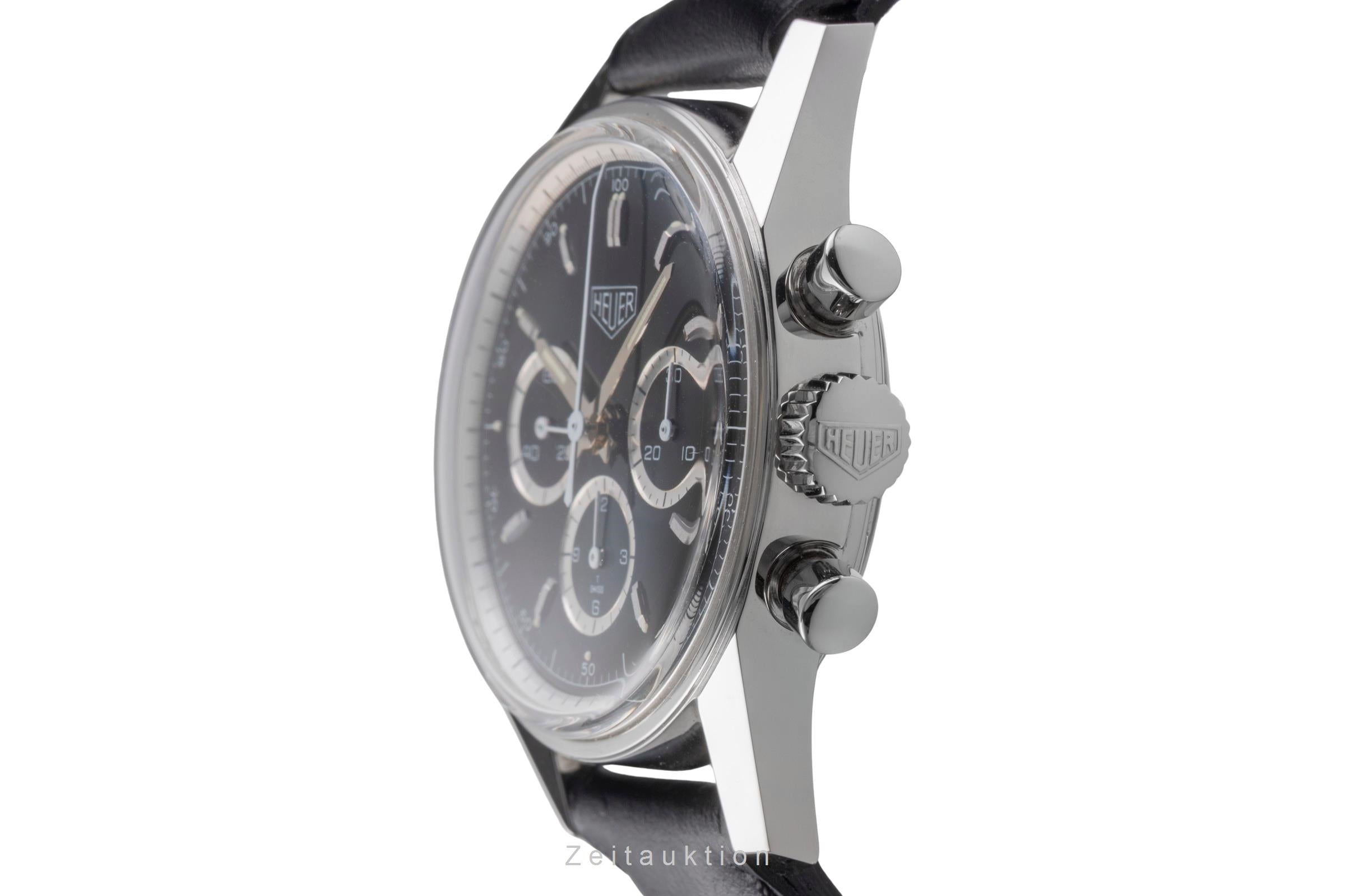 Tag Heuer Carrera cronógrafo acero cuerda manual reloj para caballeros CS3113.BC0726  [2505452]