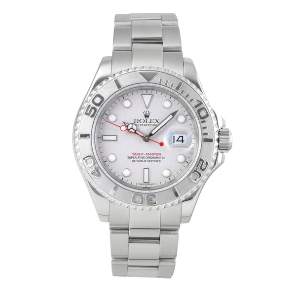 Rolex Yacht-Master 40 Oyster Stahl Platin Automatik Herren Ref. 16622 B&P 2003 [2505453]