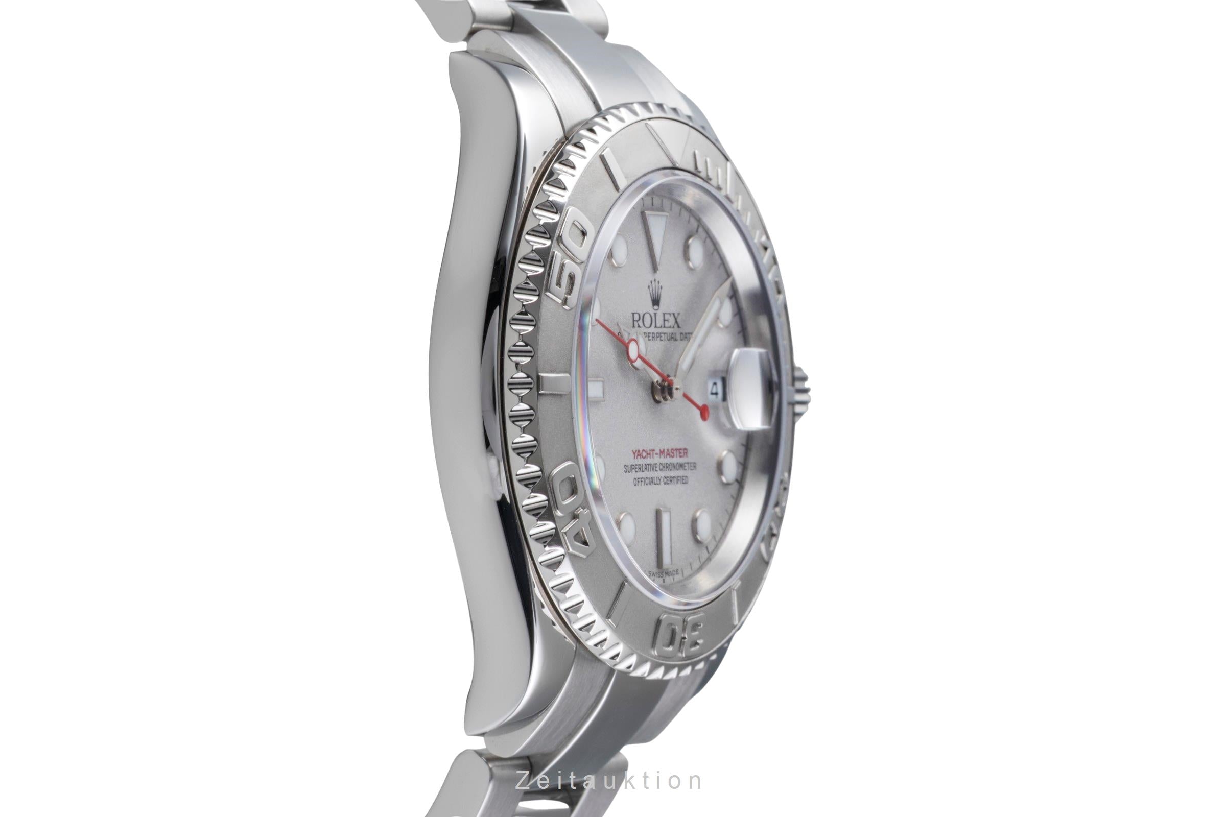 Rolex Yacht-Master 40 Oyster Stahl Platin Automatik Herren Ref. 16622 B&P 2003 [2505453]
