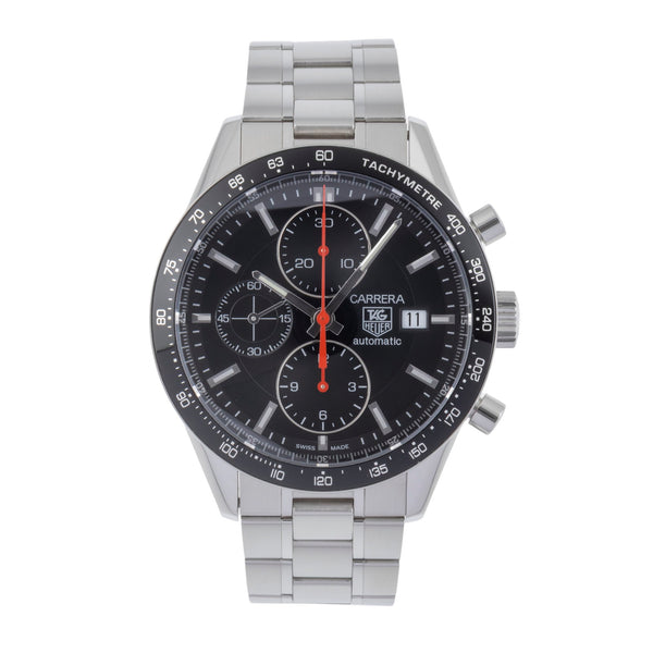Tag Heuer Carrera chronograph steel automatic men's watch CV2014-2	 LP: 6500EUR  [2505455]