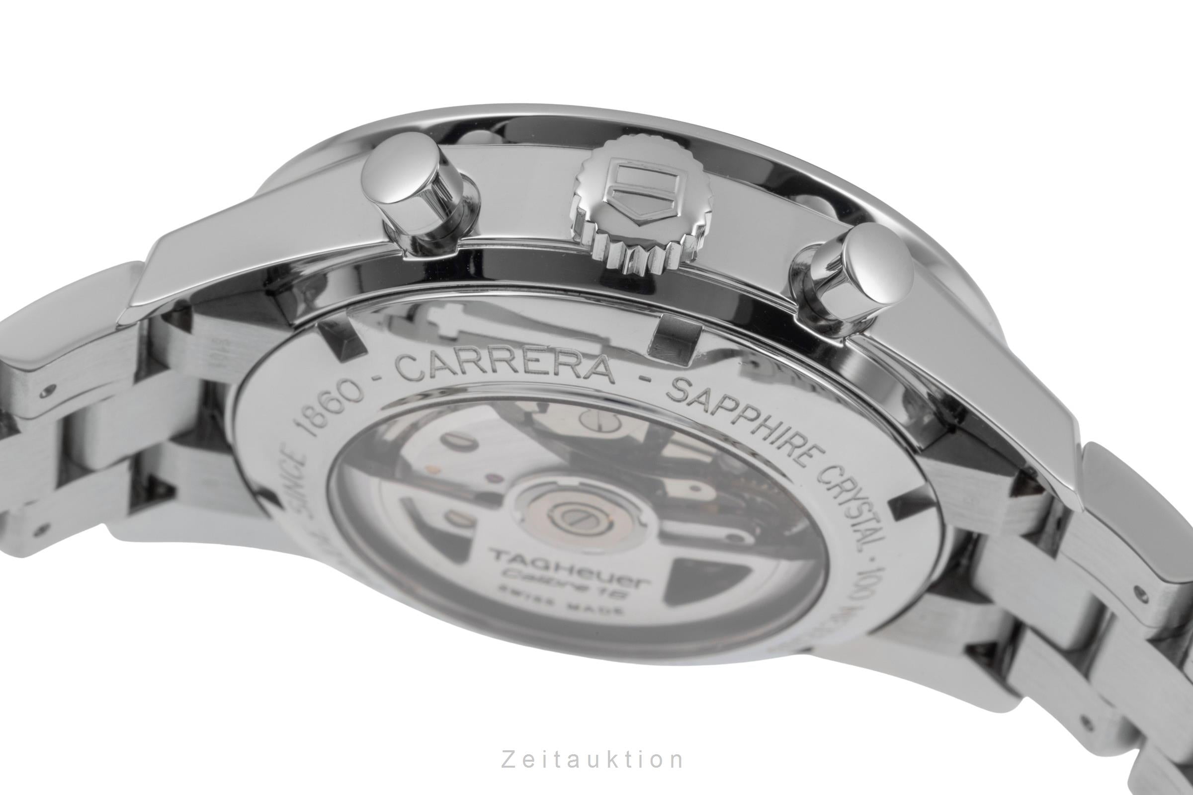 Tag Heuer Carrera chronograph steel automatic Kal. 16 Ref. CV2014