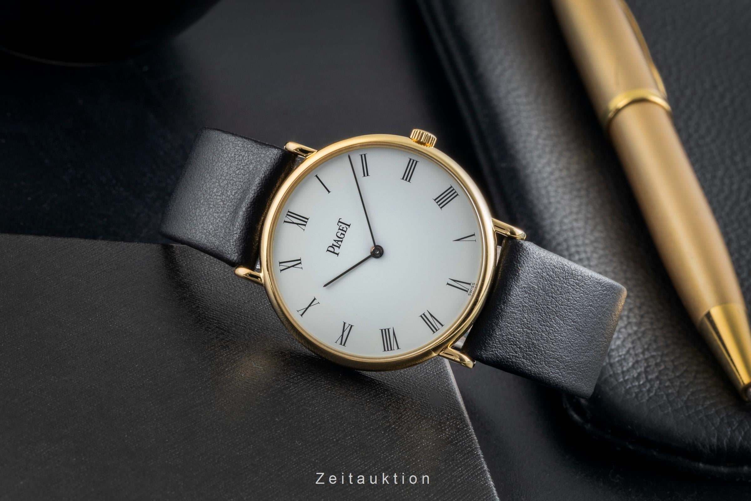 Piaget Altiplano oro de 18 quilates cuerda manual reloj para caballeros 9035N  [2505457]