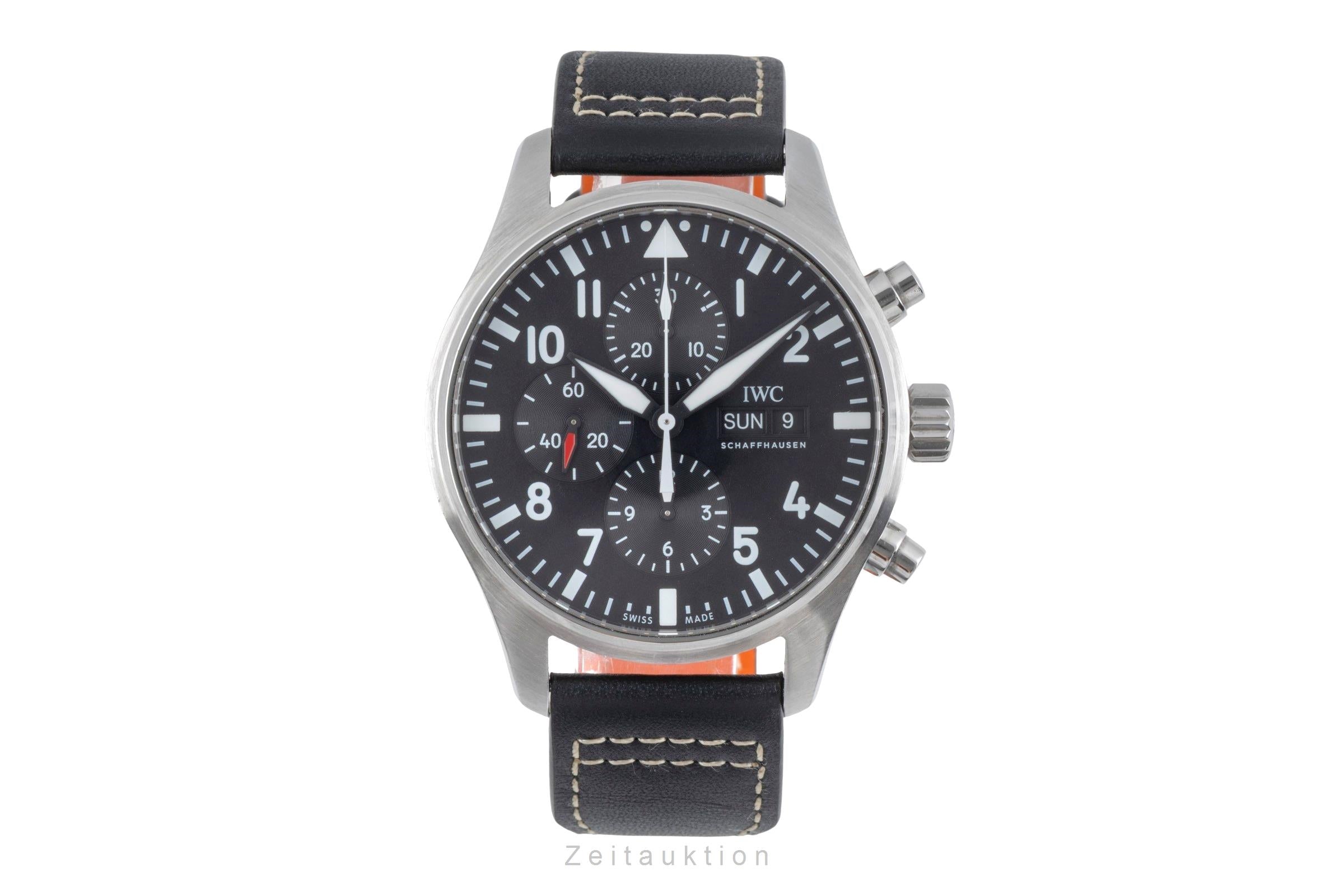 IWC Fliegerchronograph chronograph steel automatic men's watch IW377709 LP: 7300EUR  [2505461]