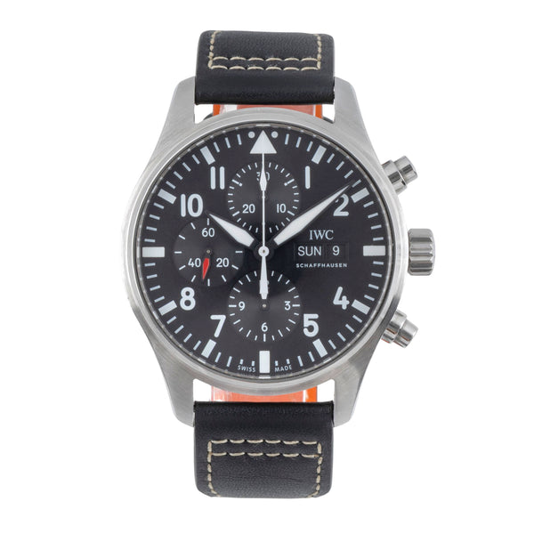 IWC Fliegerchronograph chronograph steel automatic men's watch IW377709 LP: 7300EUR  [2505461]