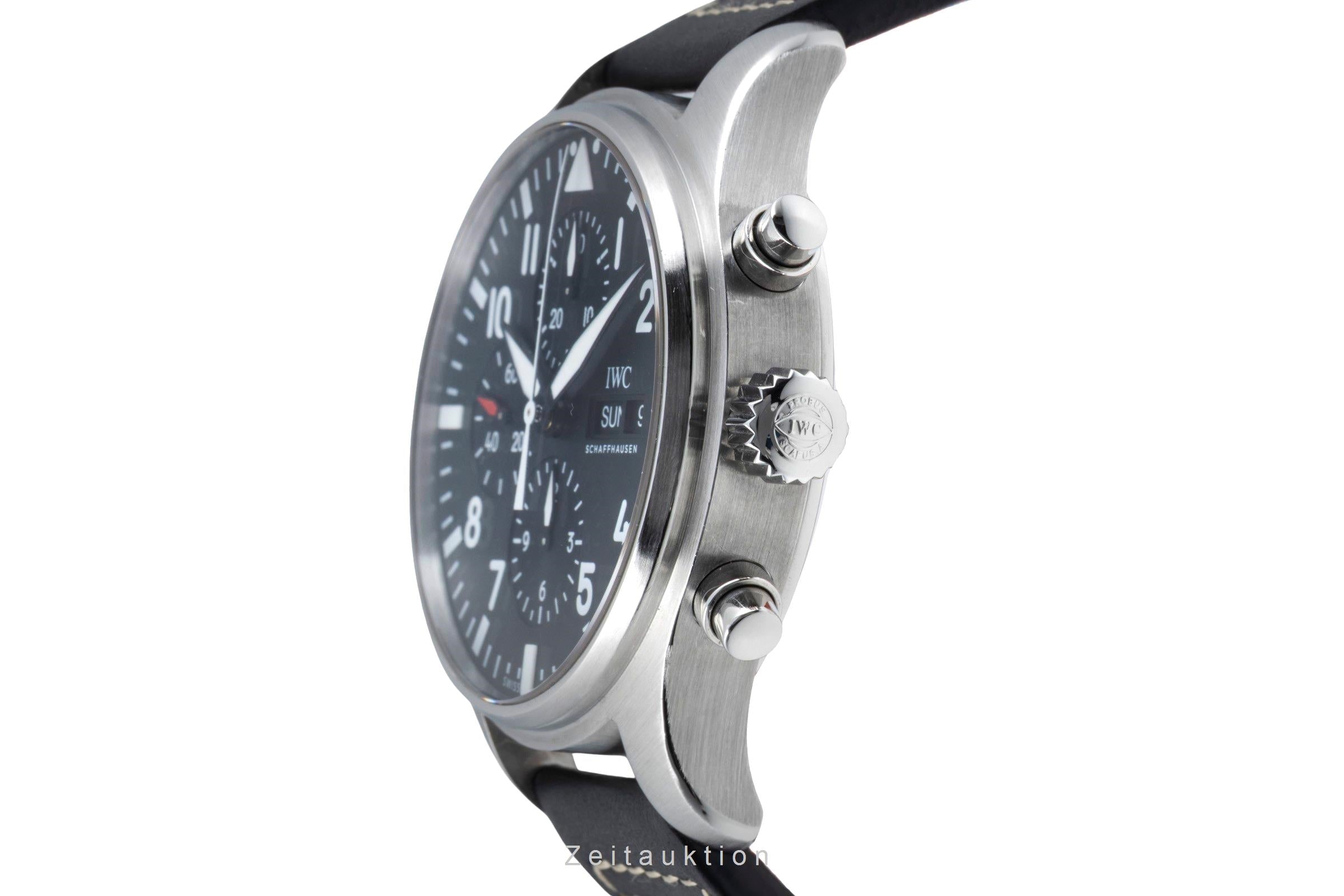 IWC Fliegerchronograph chronograph steel automatic men's watch IW377709 LP: 7300EUR  [2505461]