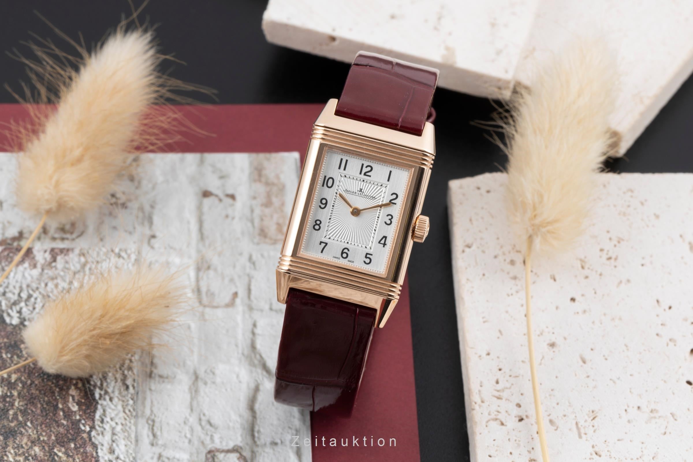 Jaeger LeCoultre Reverso 18 ct red gold manual winding women's watch Q2602540, 221.2.86 LP: 17400EUR  [2505462]