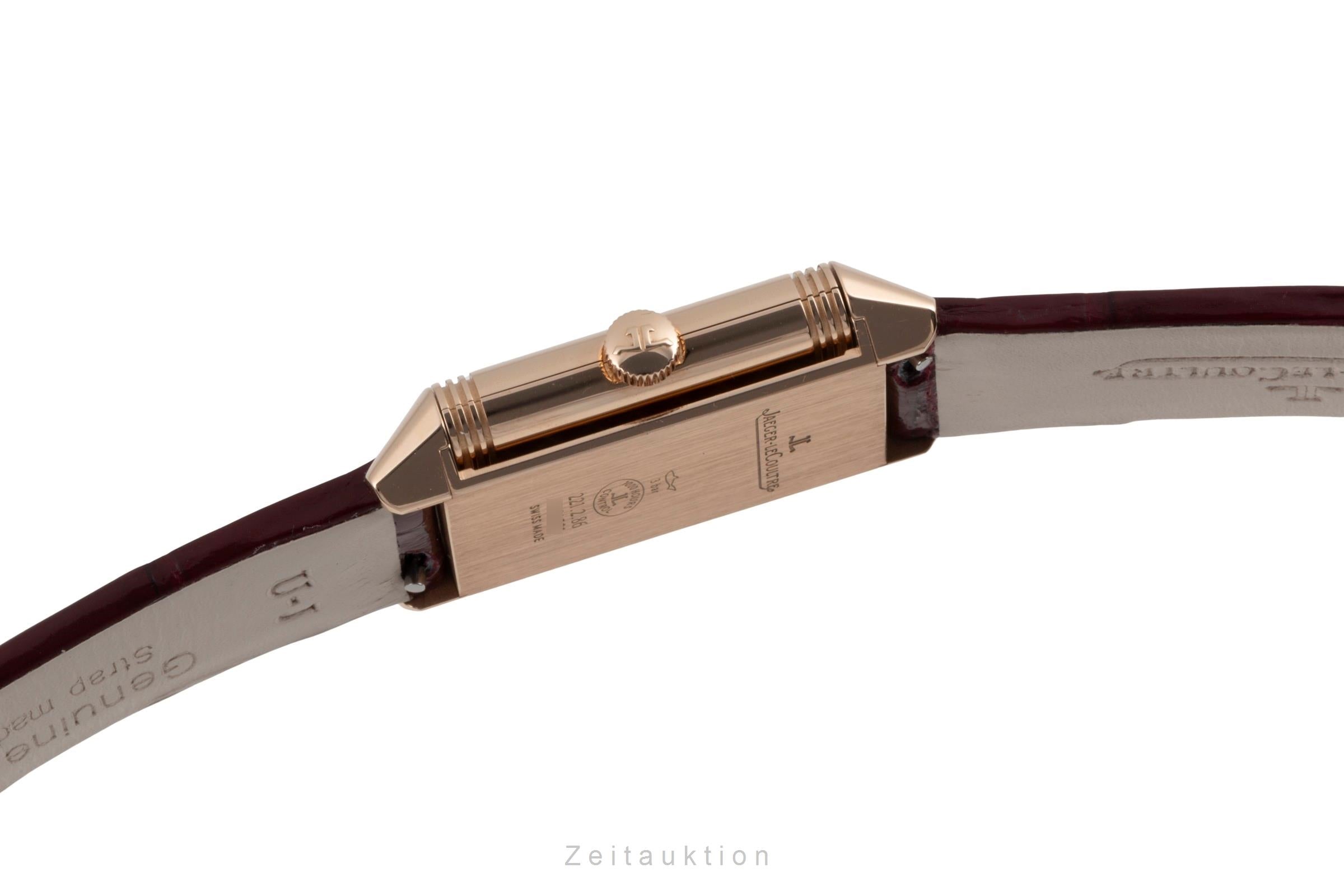 Jaeger LeCoultre Reverso 18 ct red gold manual winding women's watch Q2602540, 221.2.86 LP: 17400EUR  [2505462]