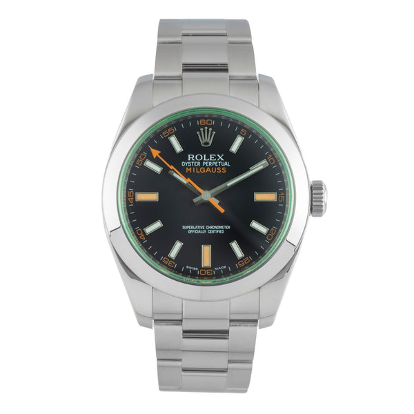 Rolex Milgauss acero automático reloj para caballeros 116400GV  [2505463]