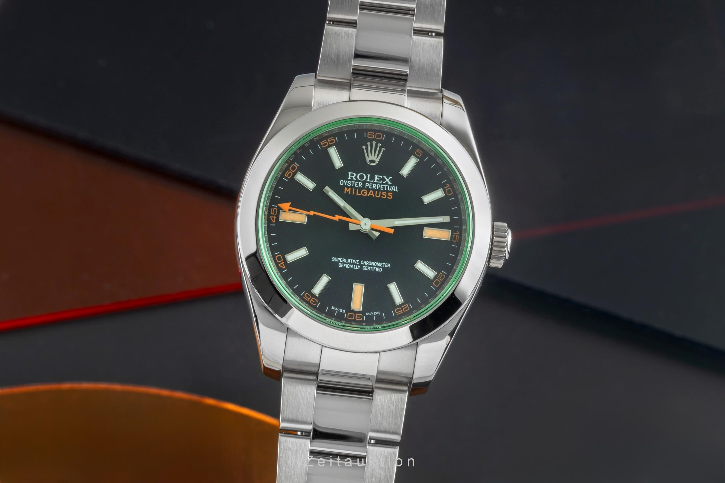 Rolex Milgauss steel automatic men's watch 116400GV  [2505463]