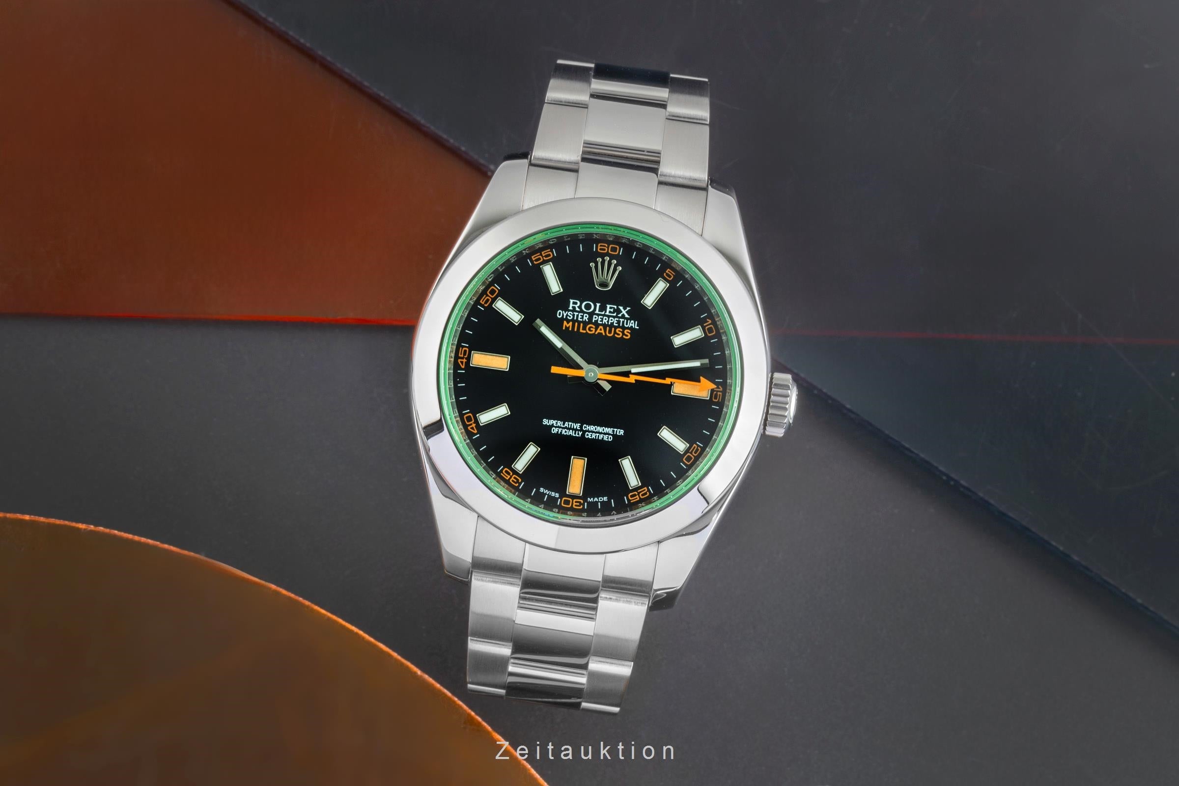 Rolex Milgauss acero automático reloj para caballeros 116400GV  [2505463]