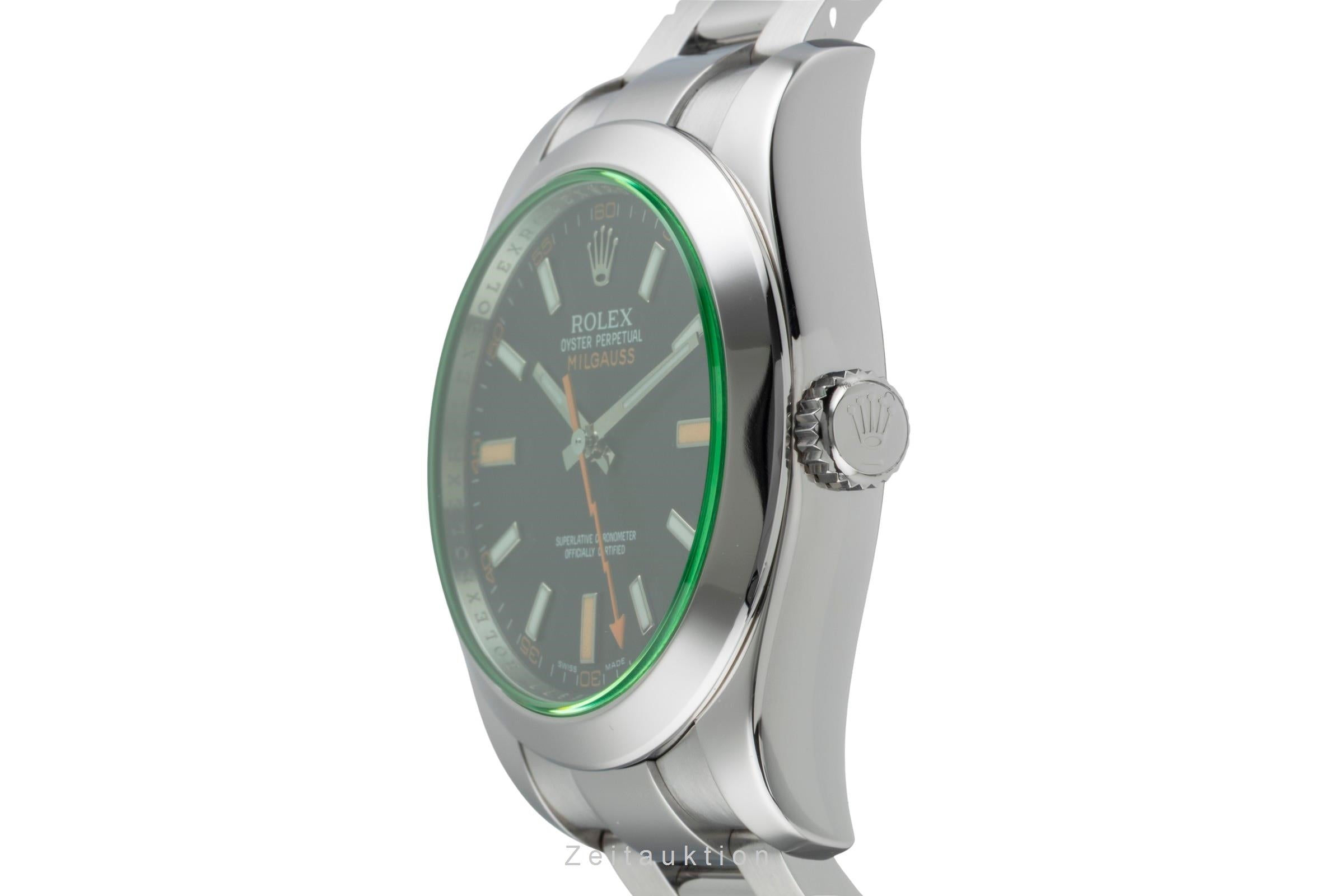 Rolex Milgauss acero automático reloj para caballeros 116400GV  [2505463]