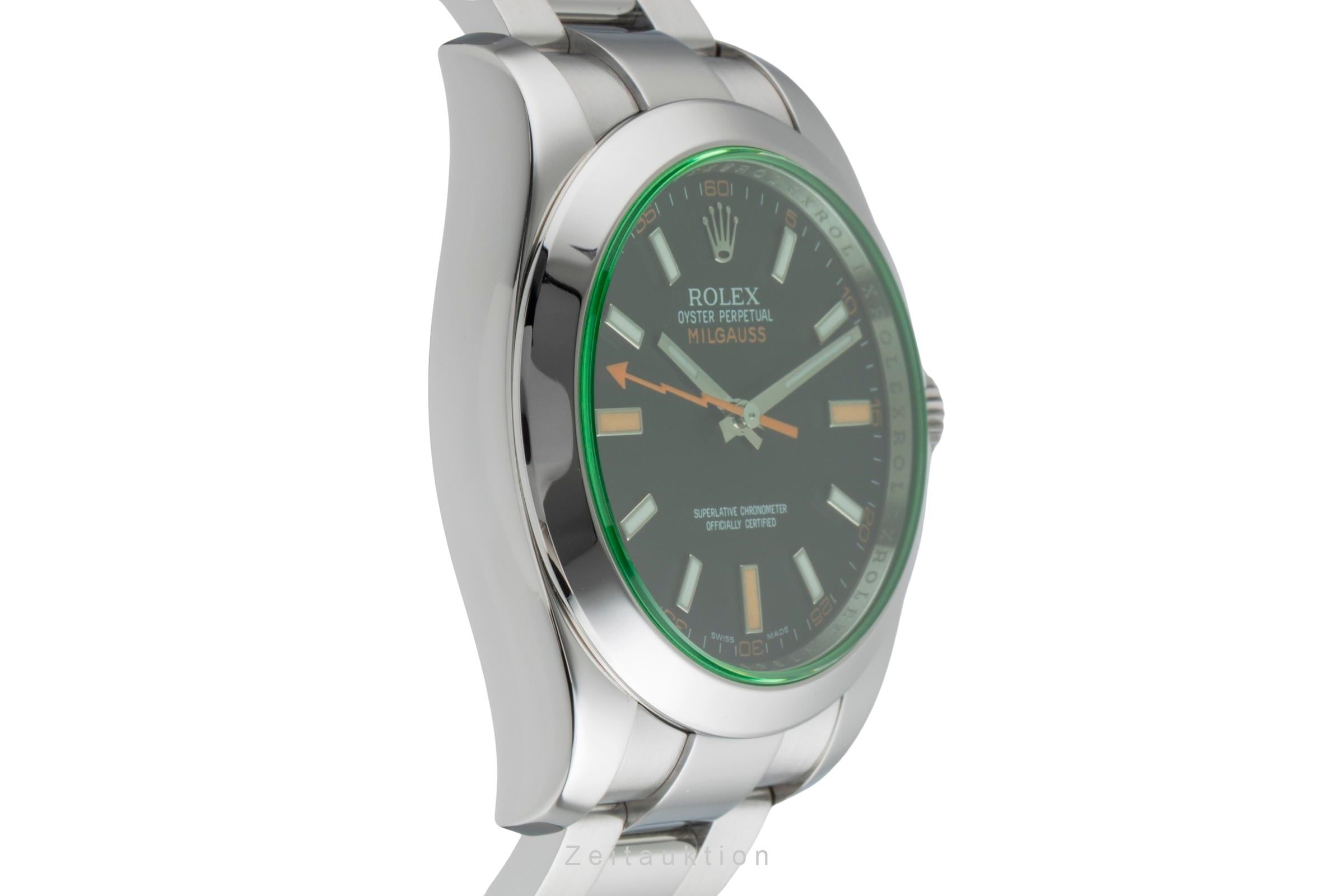 Rolex Milgauss acero automático reloj para caballeros 116400GV  [2505463]