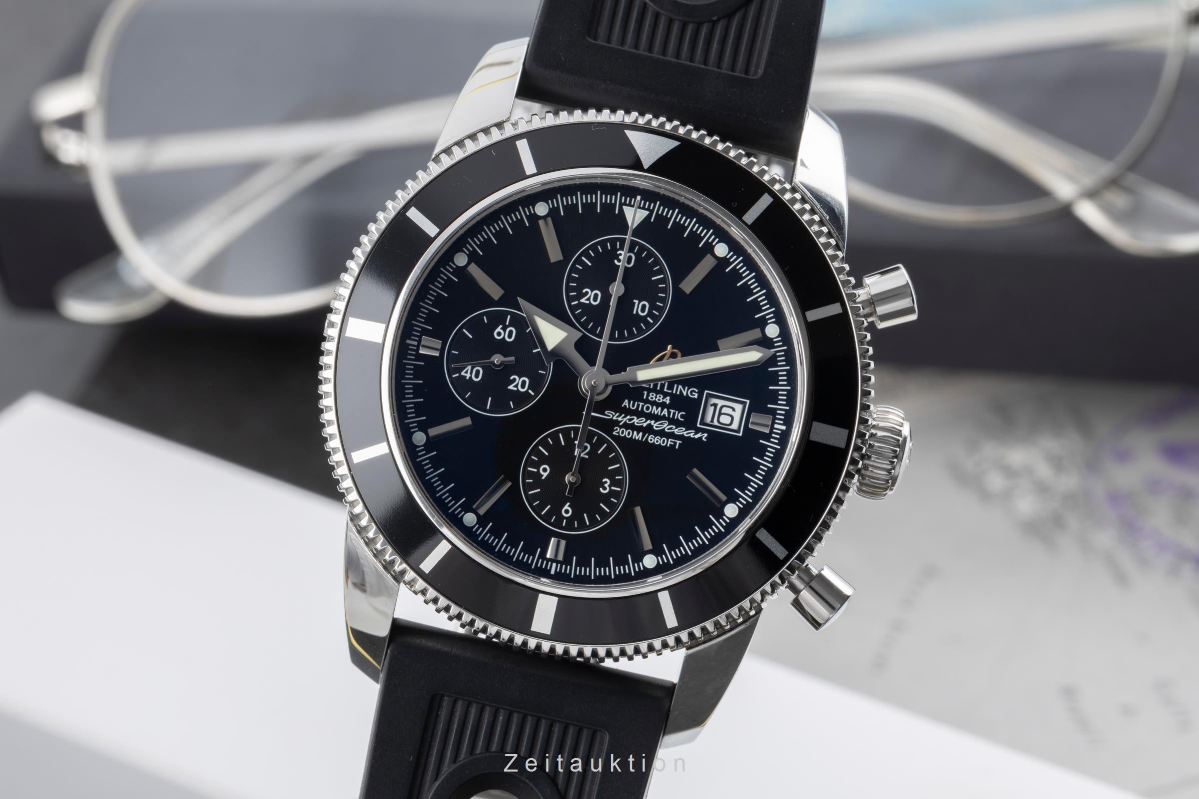 Breitling Superocean cronógrafo acero automático reloj para caballeros A13320  [2505464]
