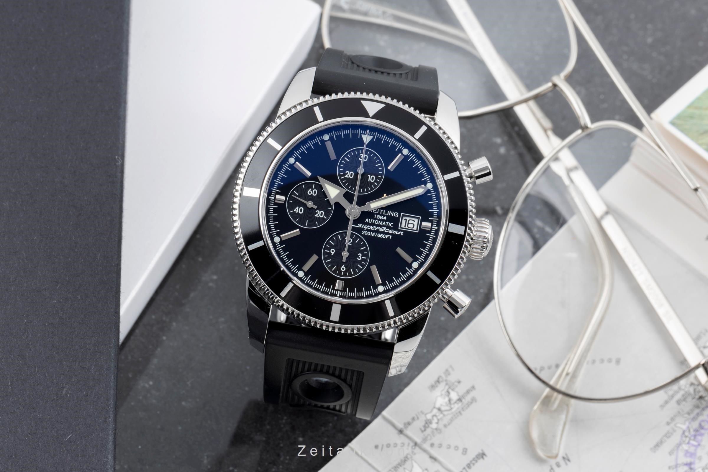 Breitling Superocean cronógrafo acero automático reloj para caballeros A13320  [2505464]
