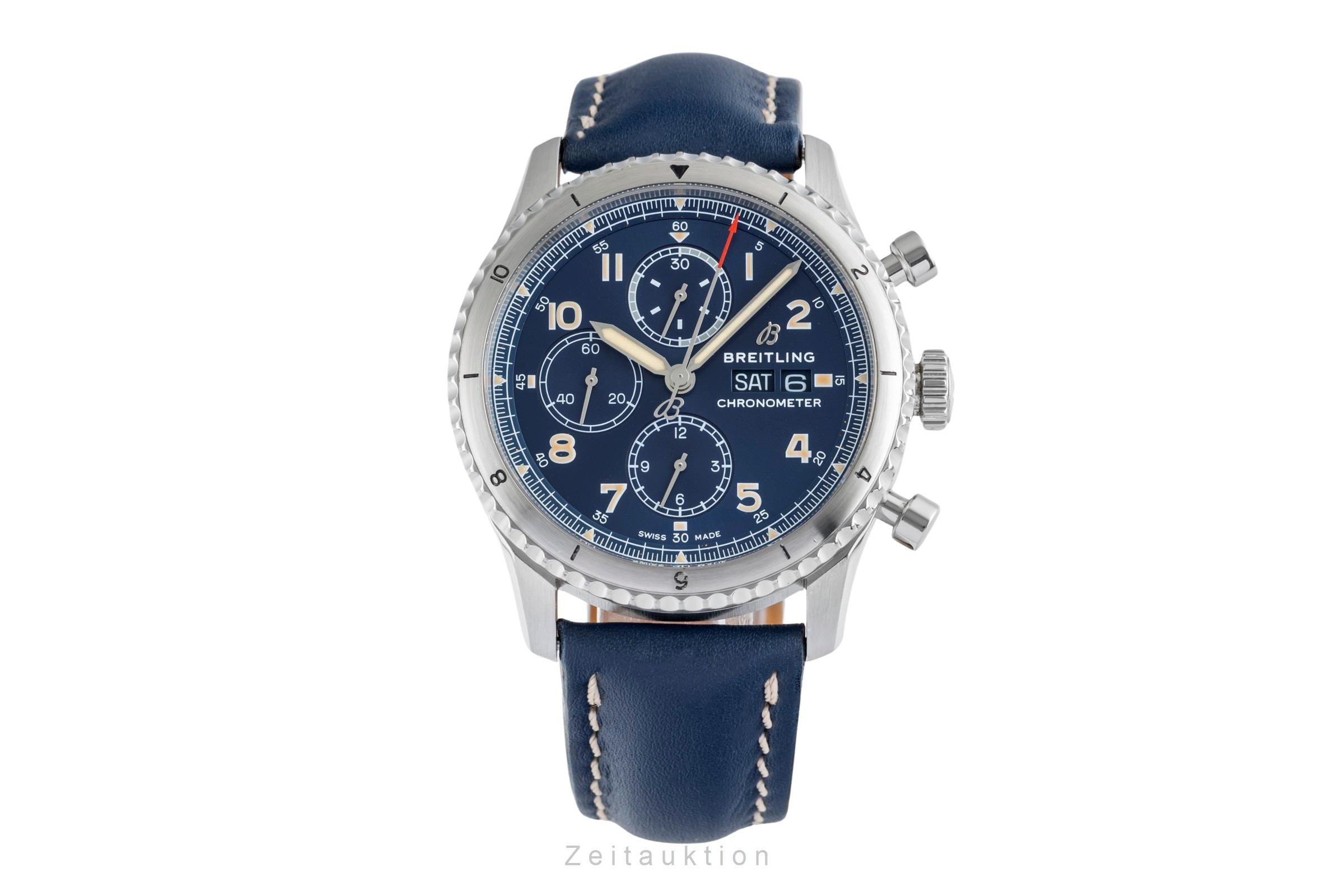 Breitling Aviator 8 Chronograph Stahl Automatik Herrenuhr Ref. A13316 B&P [2505465]
