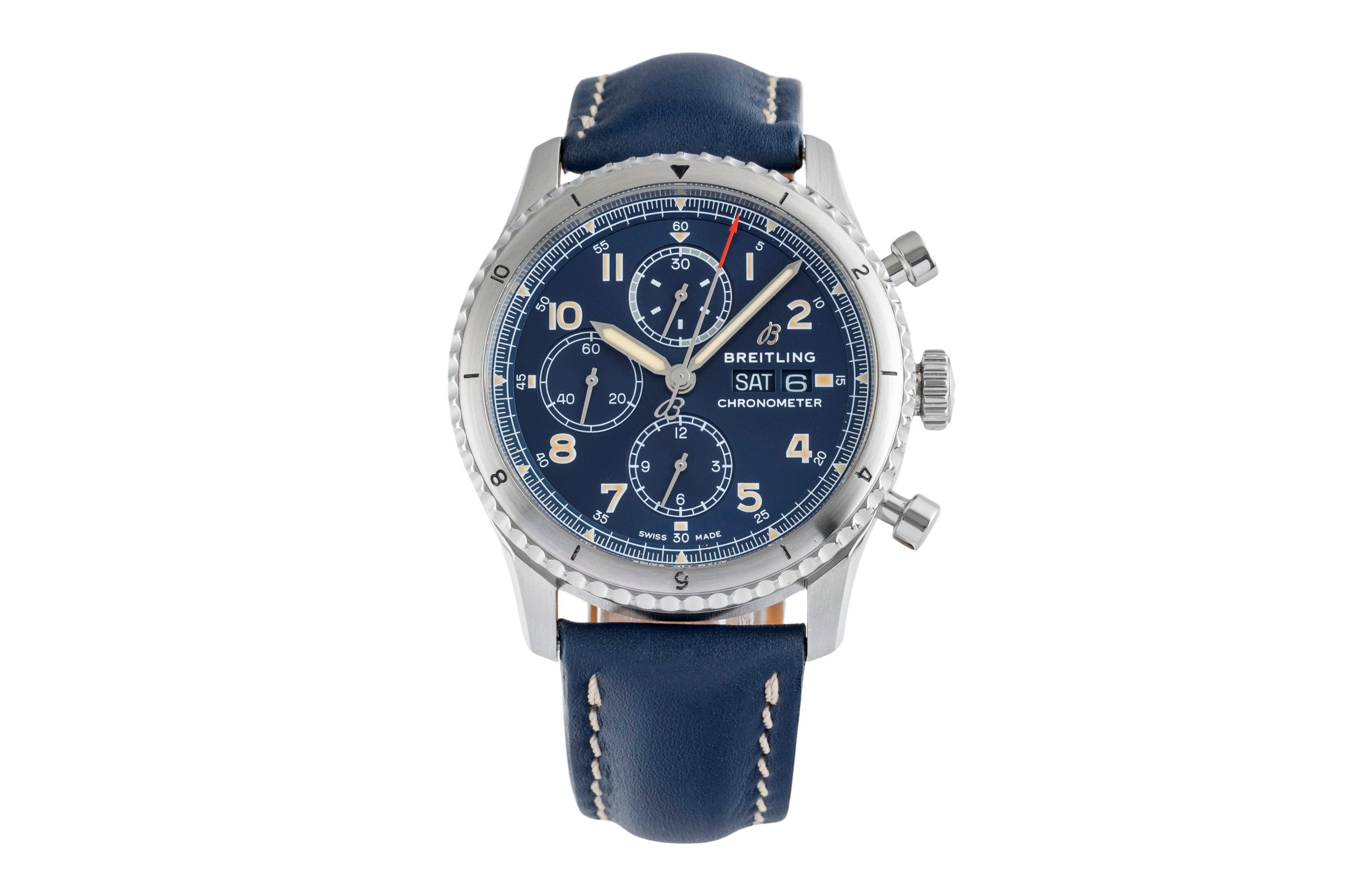 Breitling Aviator 8 Chronograph Stahl Automatik Herrenuhr Ref. A13316 B&P [2505465]