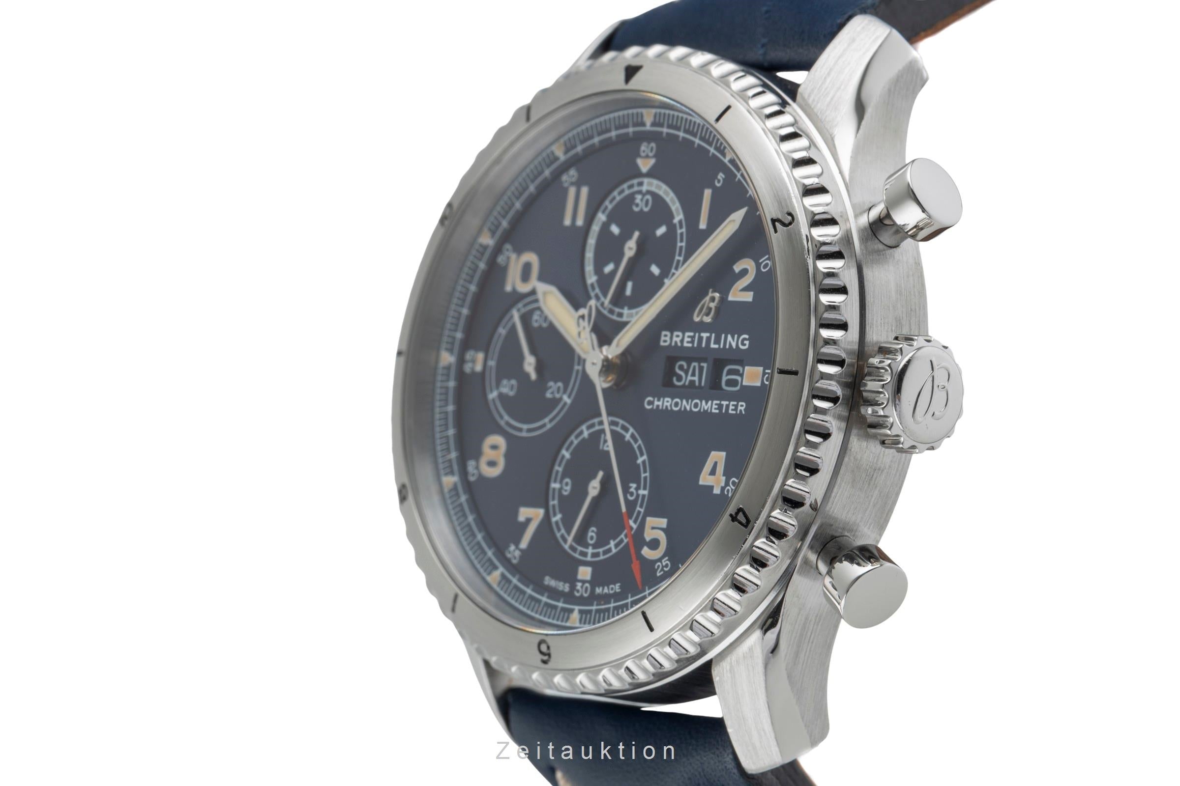 Breitling Aviator 8 Chronograph Stahl Automatik Herrenuhr Ref. A13316 B&P [2505465]