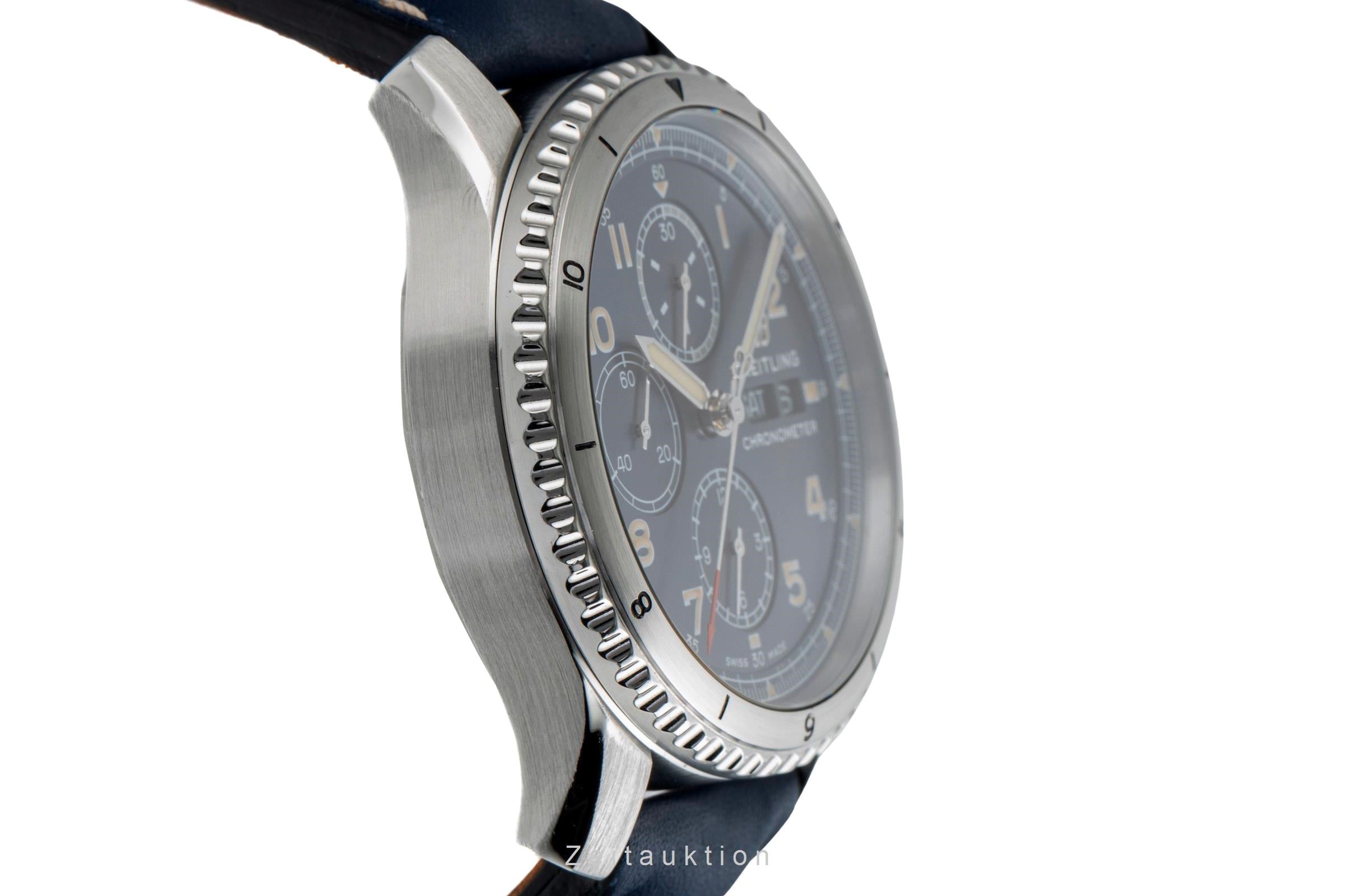 Breitling Aviator 8 Chronograph Stahl Automatik Herrenuhr Ref. A13316 B&P [2505465]