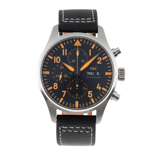 IWC Pilot chronograph steel automatic men's watch IW377730  [2505468]
